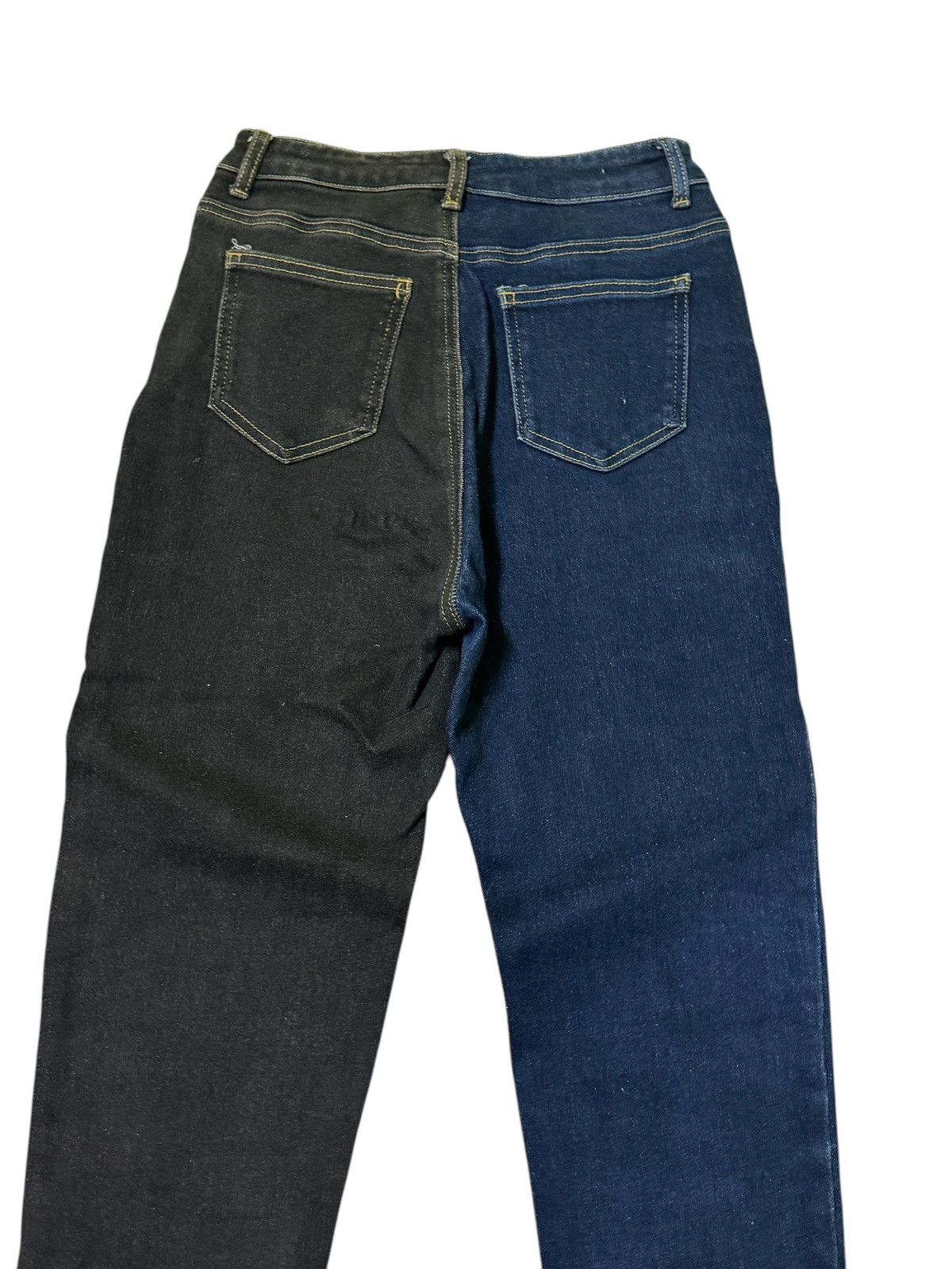 Designer × Japanese Brand SKINNY STRETCHED MONATRW RECONSTRUCTED DISTRESSED DENIM Size 24" / US 00 / IT 34 - 8 Thumbnail