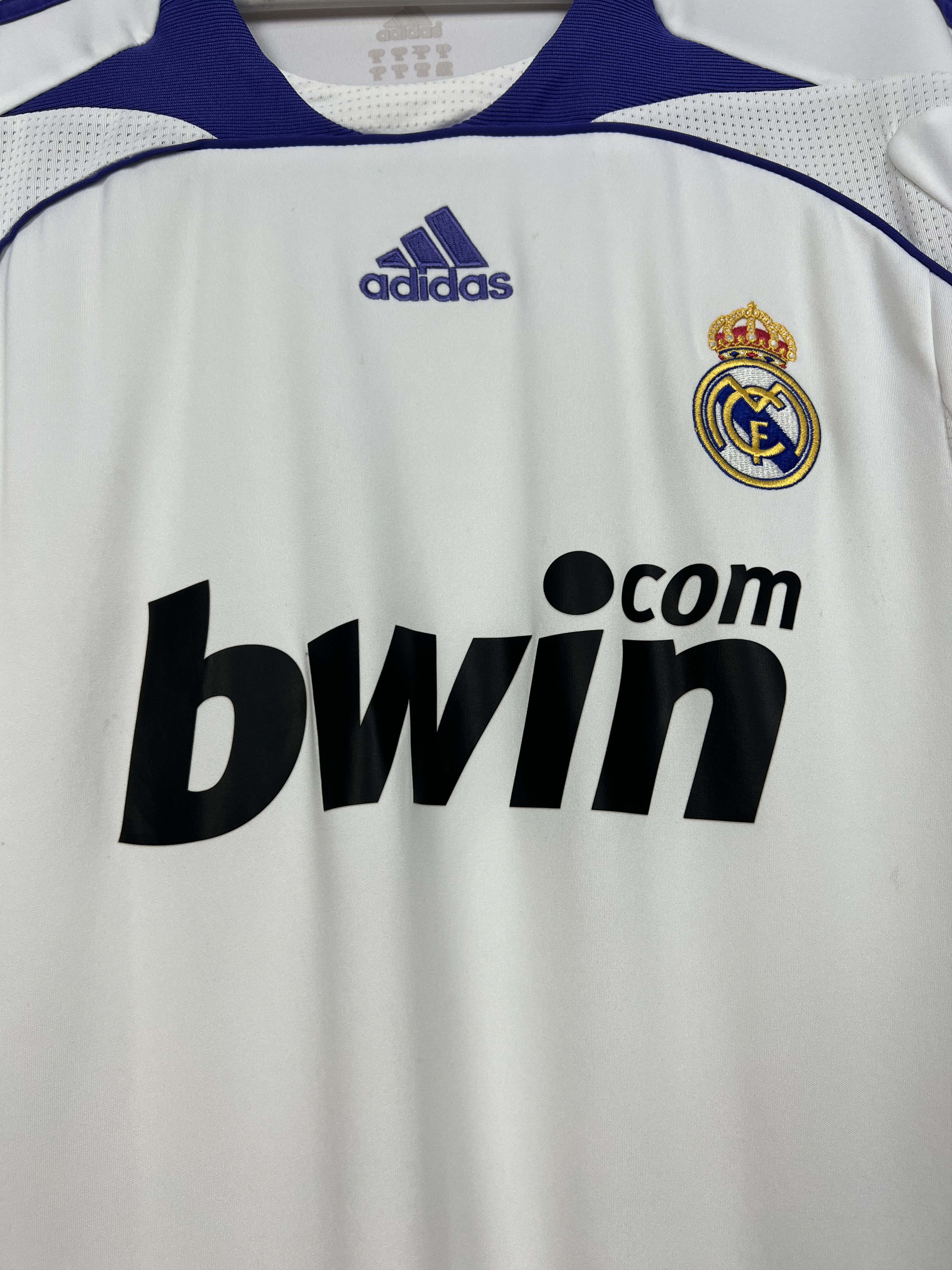 Adidas Real Madrid Home football shirt 2007 Soccer Adidas Size US XL / EU 56 / 4 - 3 Thumbnail
