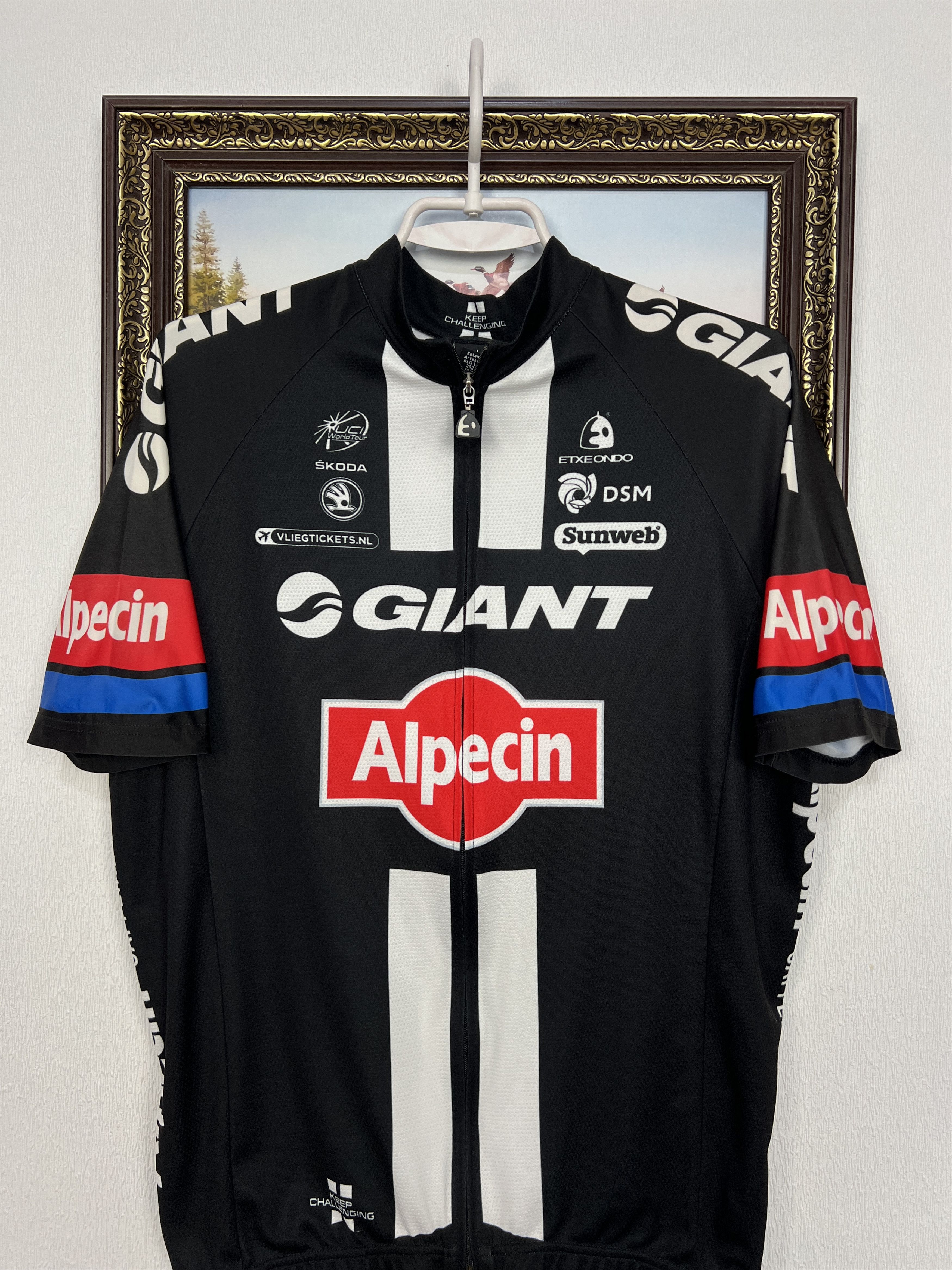 Giant Team Giant Alpecin Etxeondo Cycling Shirt Jersey Cycling Size US XL / EU 56 / 4 - 2 Thumbnail