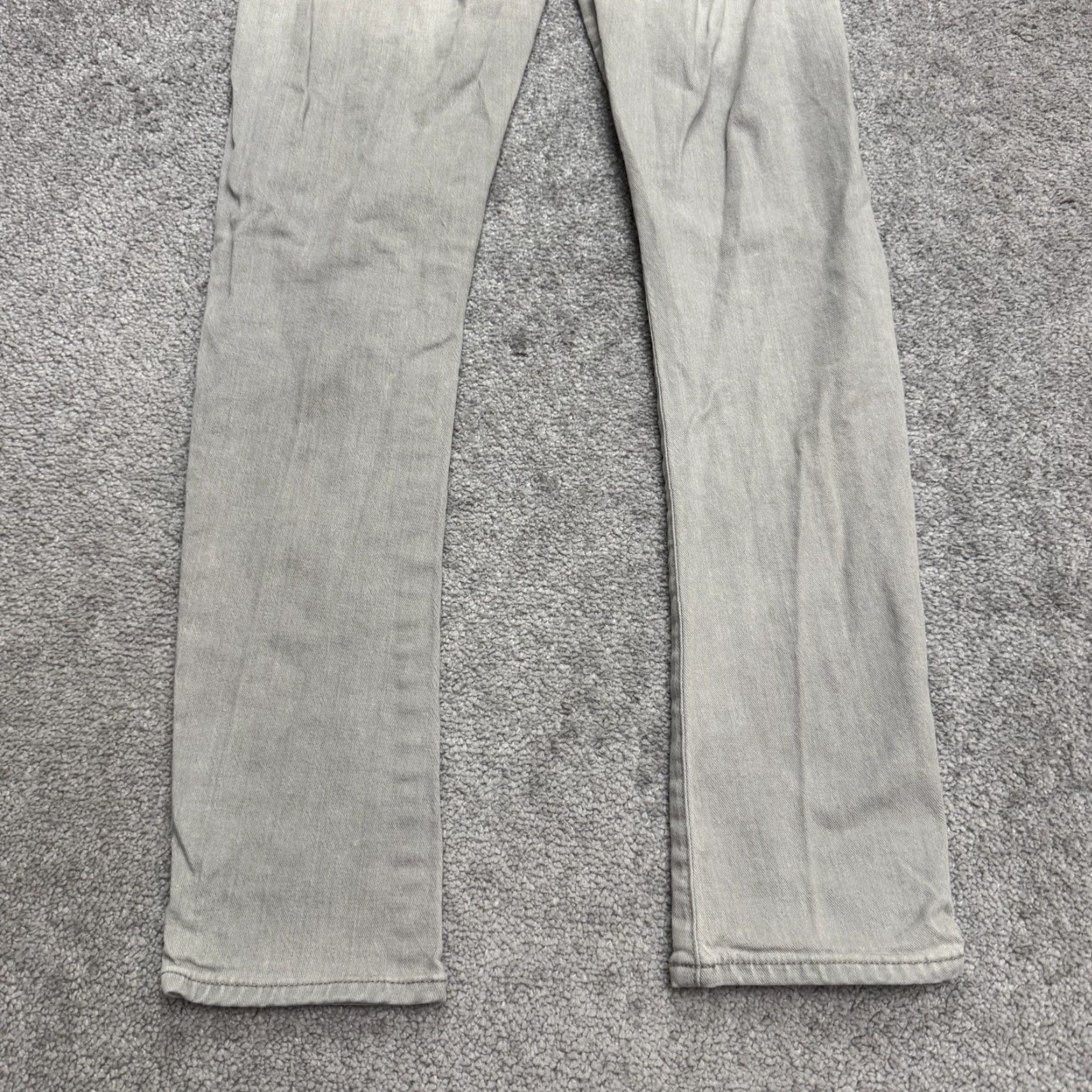 Agolde AGOLDE Chloe Mid Rise Skinny Denim Jeans Gray Womens 27 Cotton Stretch City Grunge USA Jeans Slim 5-Pocket Womens Size 27" / US 4 / IT 40 - 7 Thumbnail