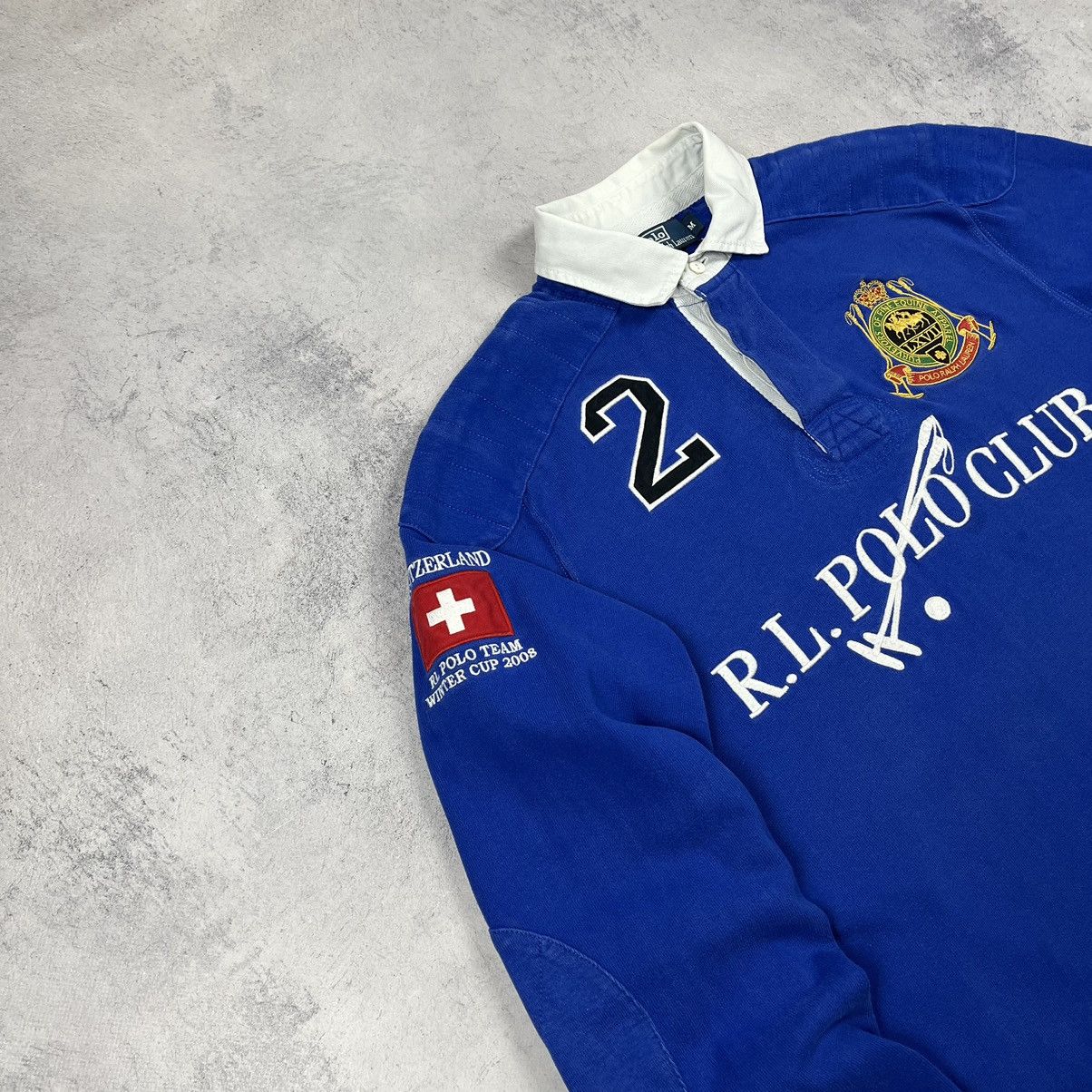 Polo Ralph Lauren Vintage Ralph Lauren Polo Club big logo rugby shirt 90’s Size US M / EU 48-50 / 2 - 4 Thumbnail