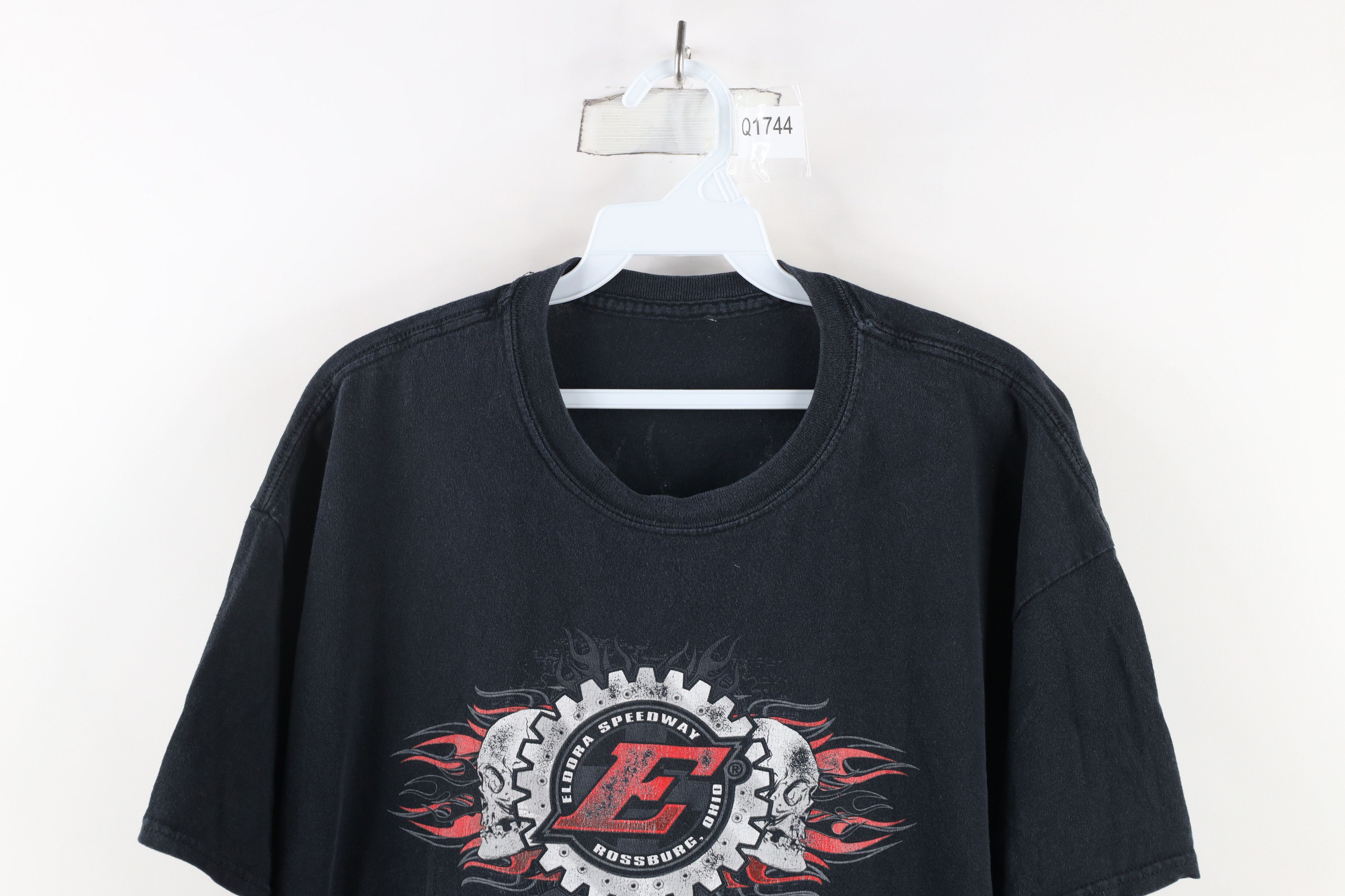 Vintage Vintage Streetwear Speedway Flames Racing T-Shirt Black Size US XL / EU 56 / 4 - 2 Thumbnail