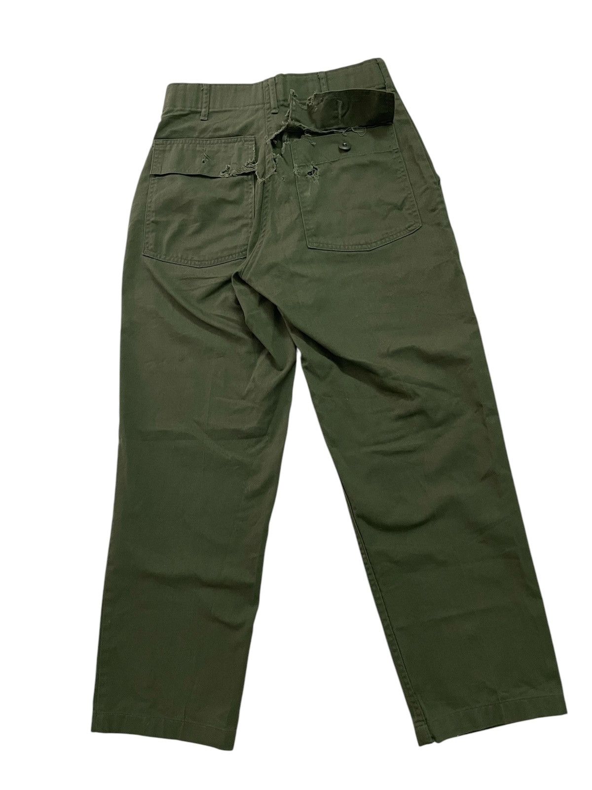 Orslow RIP🔥70s 0G 507 Vietnam Fatigue Trousers Pants Green 30X27 Size US 29 - 2 Thumbnail