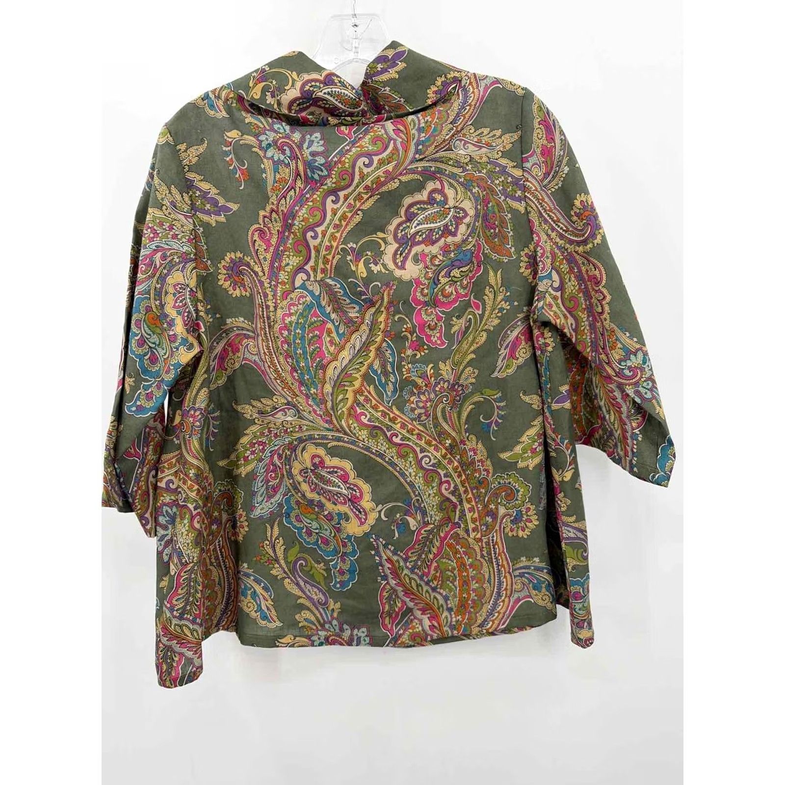 Vintage Bryn Walker Blouse Green XS Regular Pre-Owned Size XS / US 0-2 / IT 36-38 - 3 Thumbnail