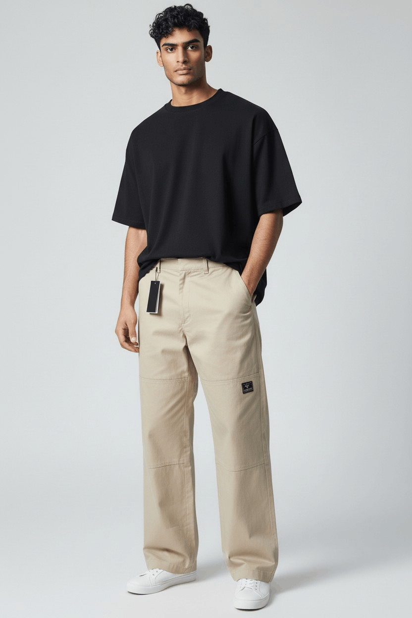 Japanese Brand Headlights khakis double knee pants Size US 32 / EU 48 - 1 Thumbnail