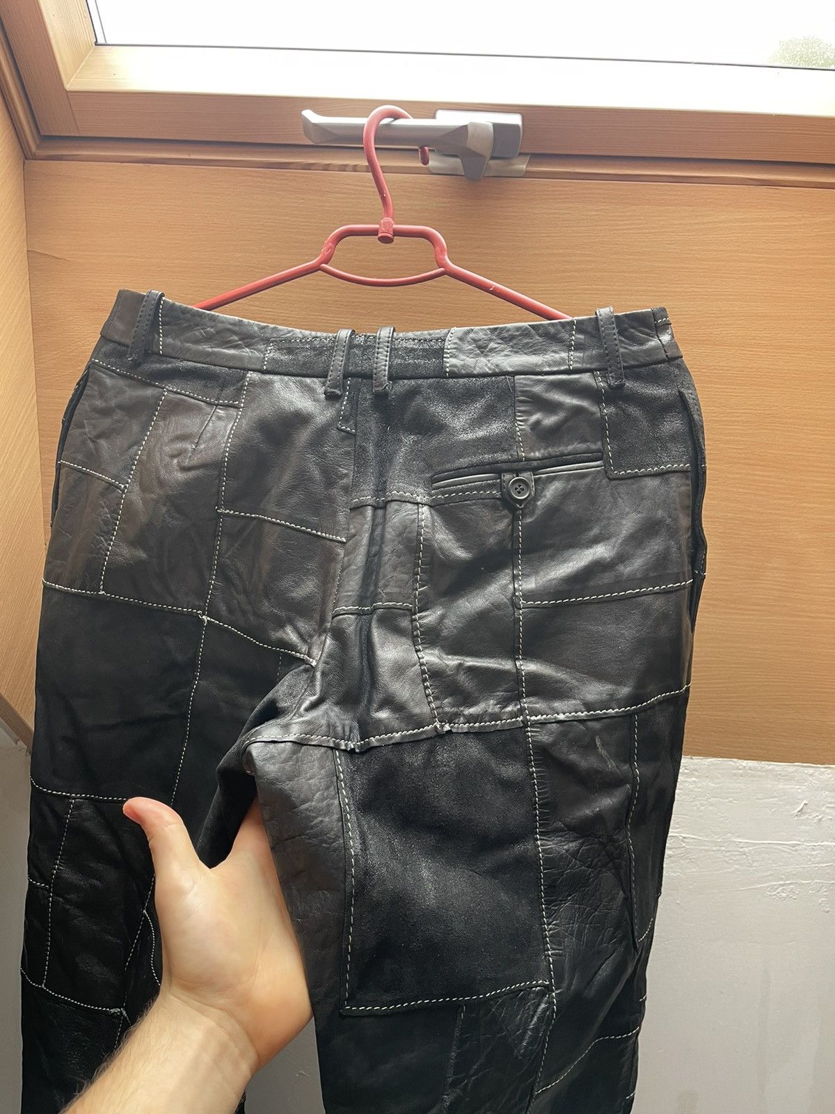 Alexander McQueen 😱 luxury very rare Alexander Mcqueen leather vintage pants 🔥 Size US 32 / EU 48 - 8 Thumbnail