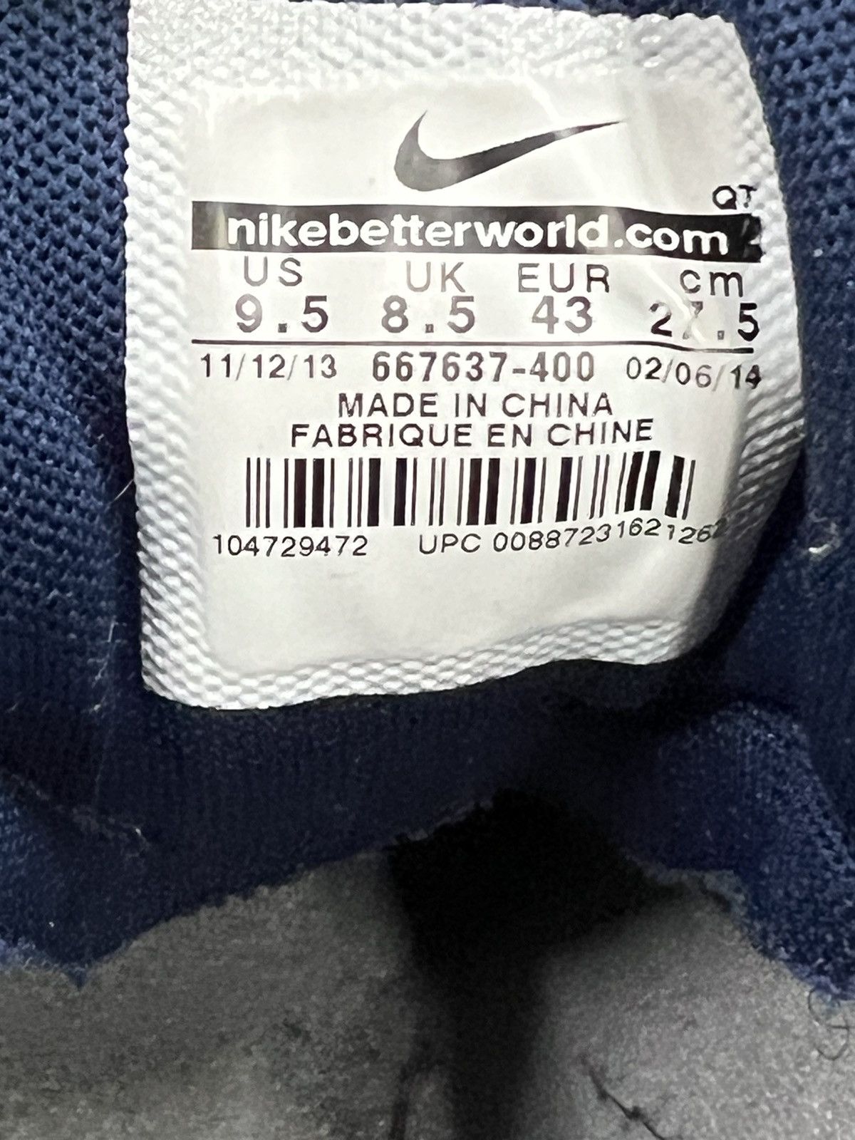 Nike 2014 Nike Air Max 95 City QS World Cup London Size US 9.5 / EU 42-43 - 6 Thumbnail