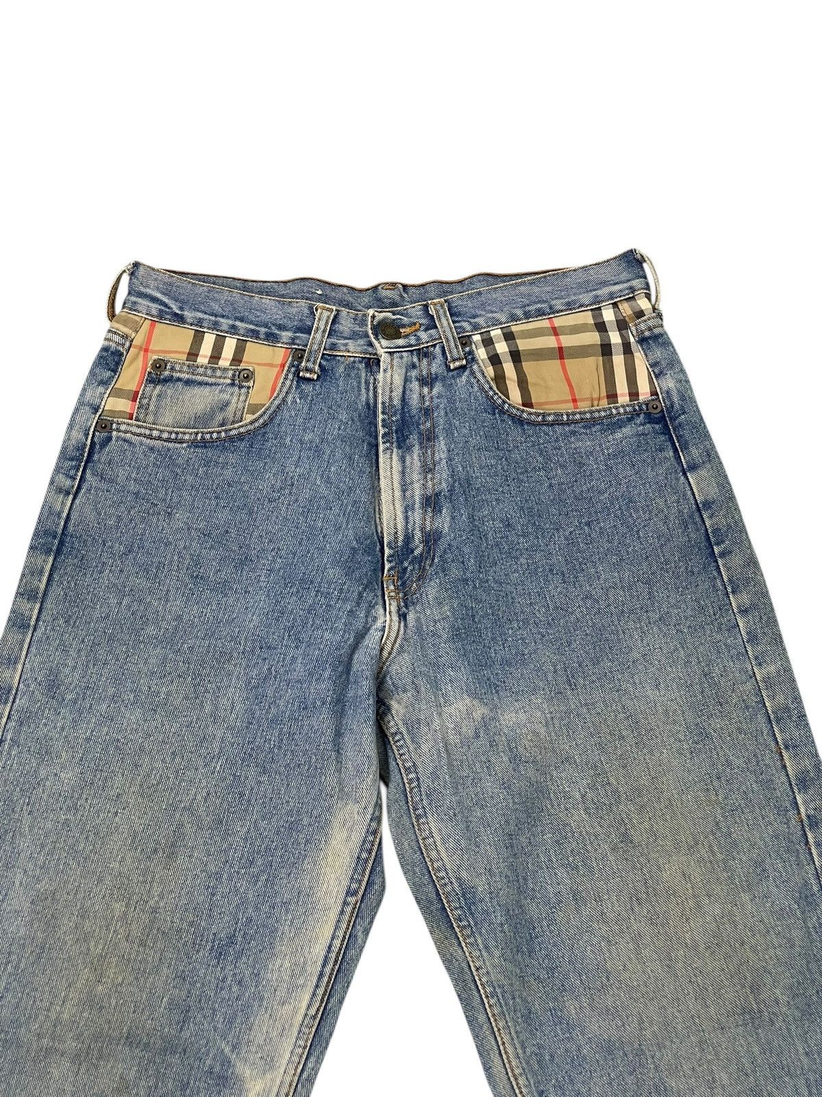 Burberry Vtg Thomas Burberry Tapered Jeans Nova Check 3🟦8 Size US 30 / EU 46 - 13 Thumbnail