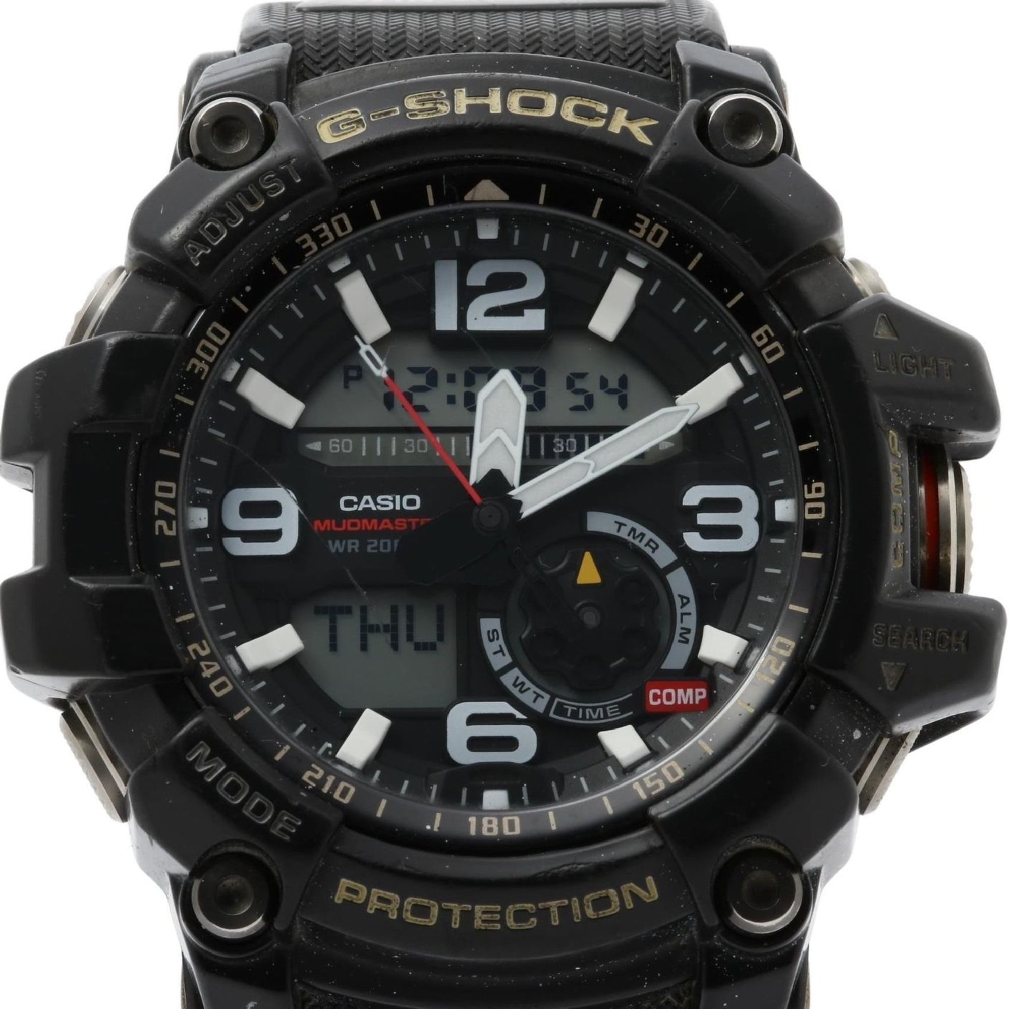 CASIO G-SHOCK MASTER OF G LAND MUDMASTER GG10001AJF Men's Digital-Analog Watch in Black Resin/Stainless Steel