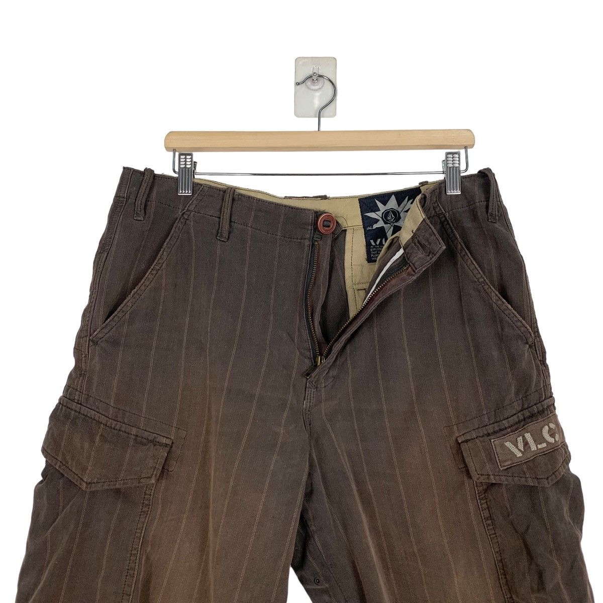 Volcom Volcom Stone Striped Sun Faded Cargo Short Pant #0982-C44 Size US 32 / EU 48 - 10 Thumbnail