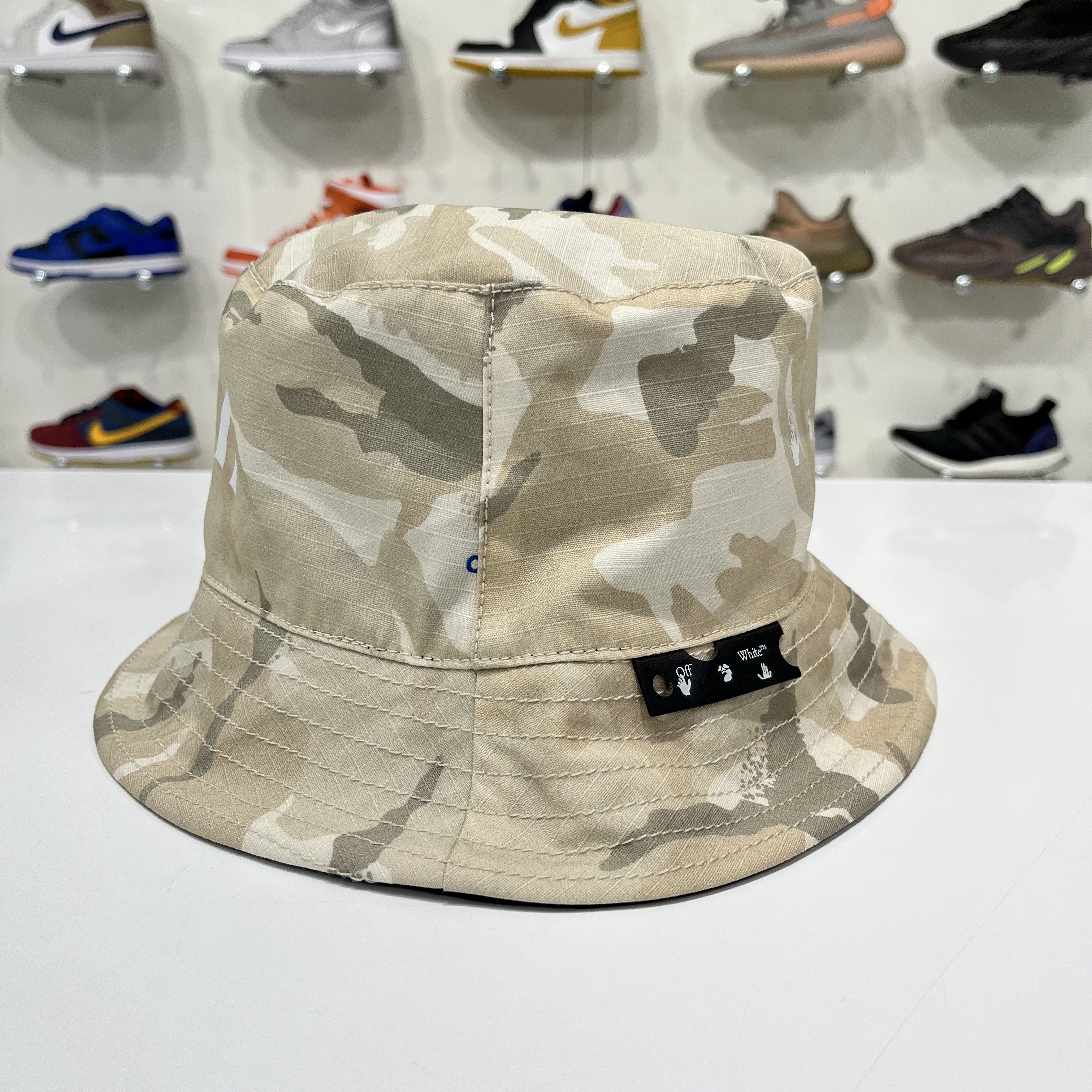 Off-White Off-White x Browns 50 Camouflage Print Bucket Hat Size ONE SIZE - 4 Thumbnail