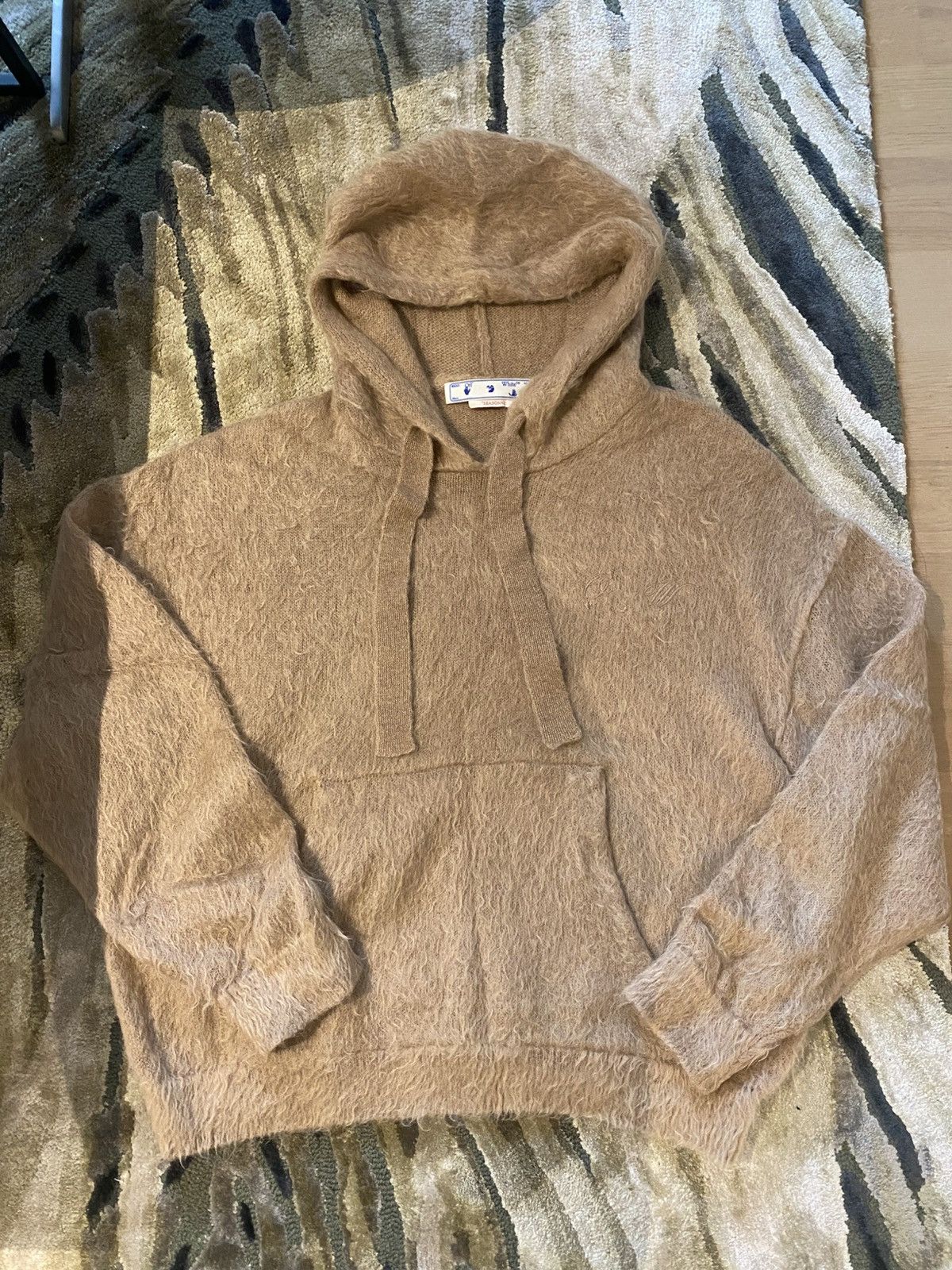 Off-White Offwhite mohair crosses hoodie L Size US L / EU 52-54 / 3 - 2 Thumbnail