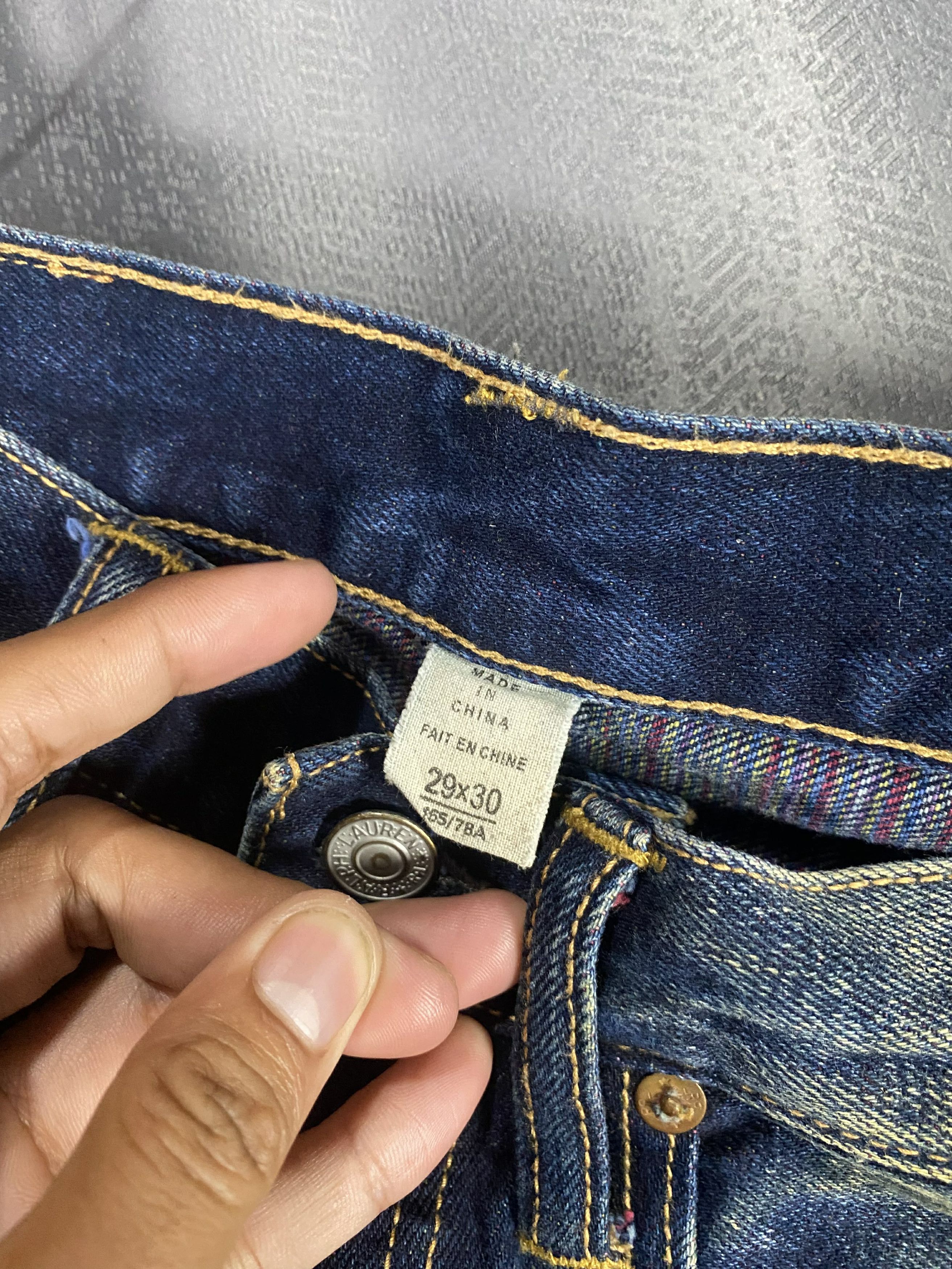 RRL Ralph Lauren RALPH LAUREN DOUBLE RL - RRL - LOW STRAIGHT SELVEDGE DENIM Size US 29 - 9 Thumbnail