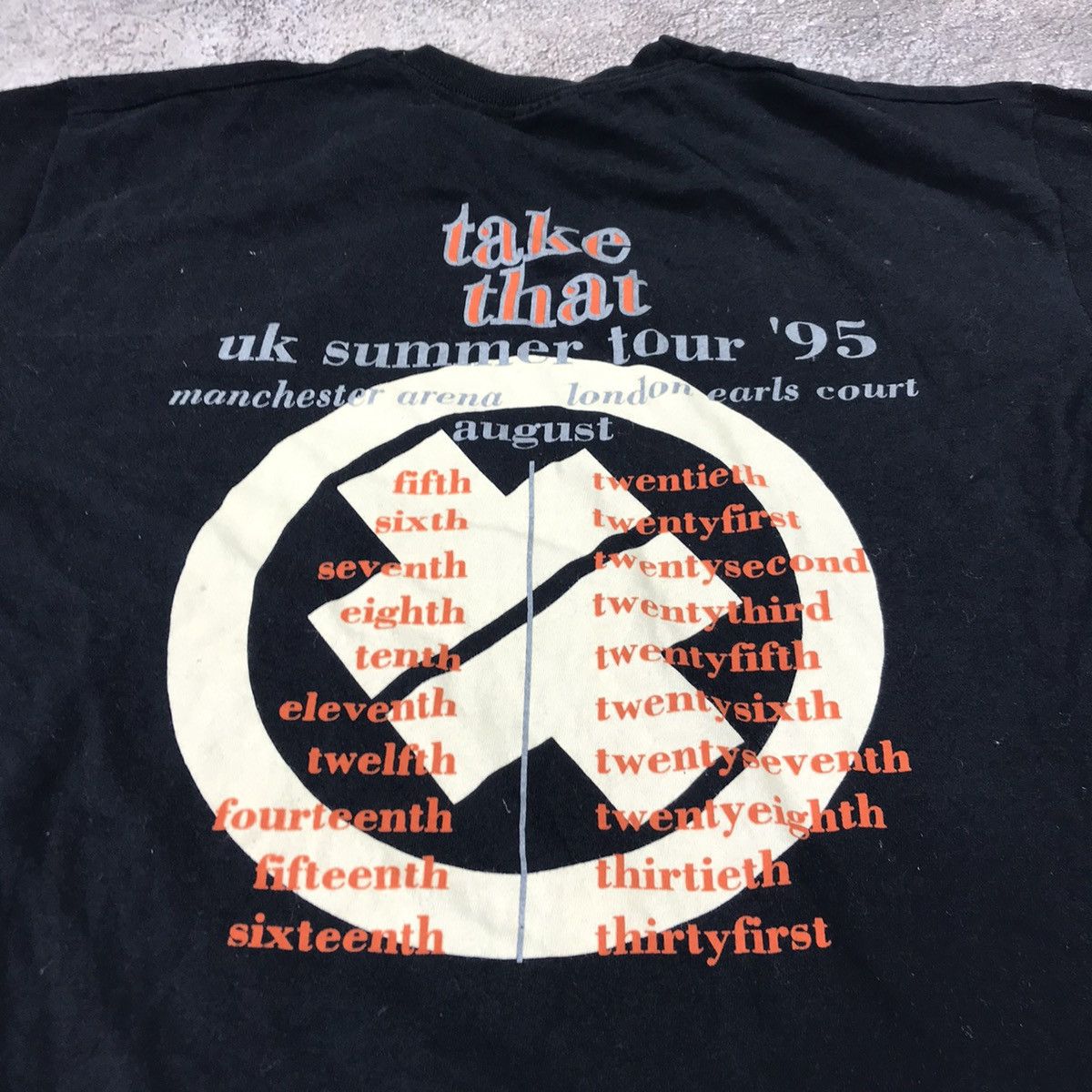 Band Tees VINTAGE Y2K BAND TEE TAKE THAT UK SUMMER TOUR 95 90s Size US L / EU 52-54 / 3 - 5 Thumbnail