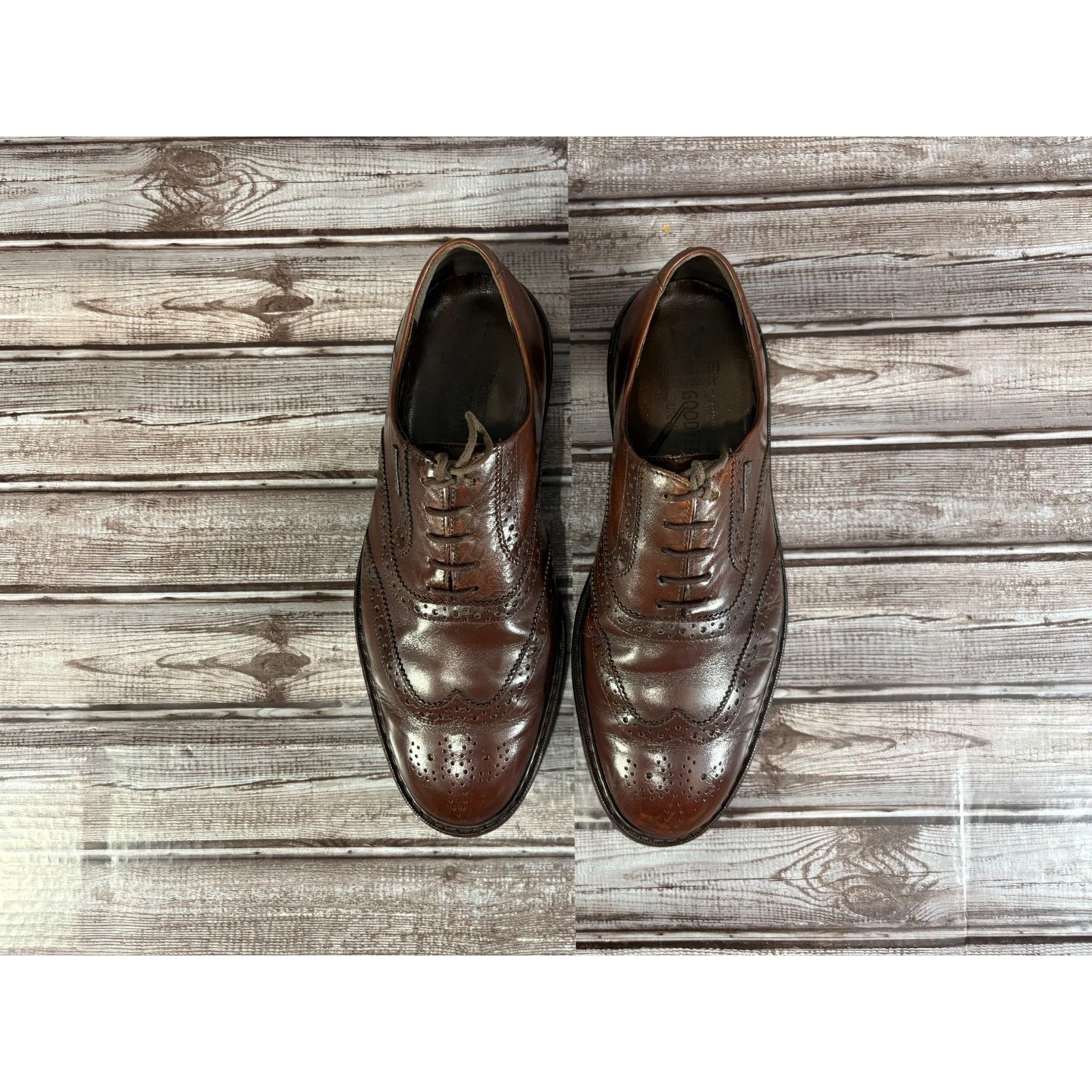 Mephisto Mephisto Martial Leather Wingtip Brogue Oxfords Dress Shoes Size US 9 / EU 42 - 12 Thumbnail