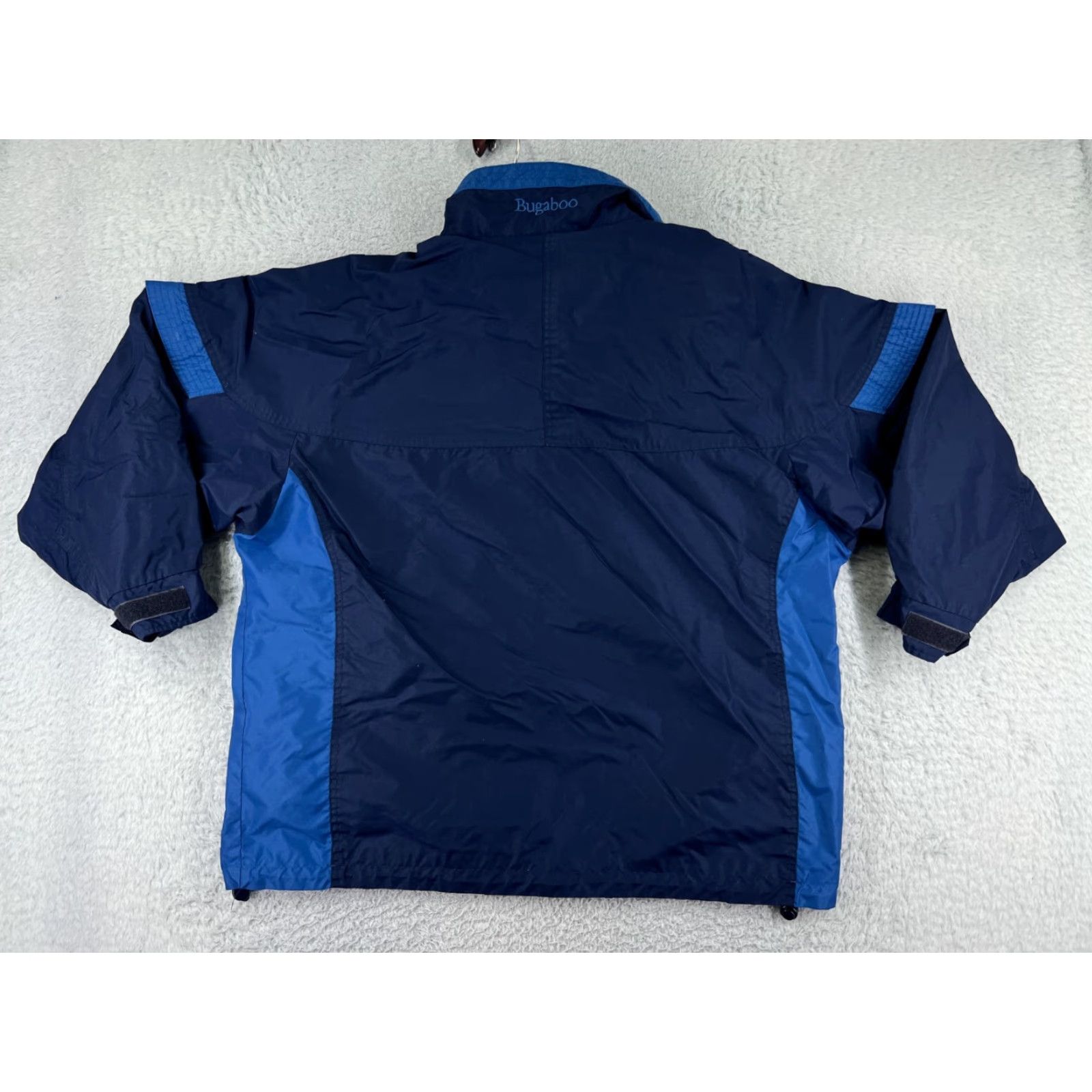Vintage Columbia Jacket Womens Extra Large Blue Bugaboo Windbreaker Mock Neck Outer Shel Size XL / US 12-14 / IT 48-50 - 2 Thumbnail