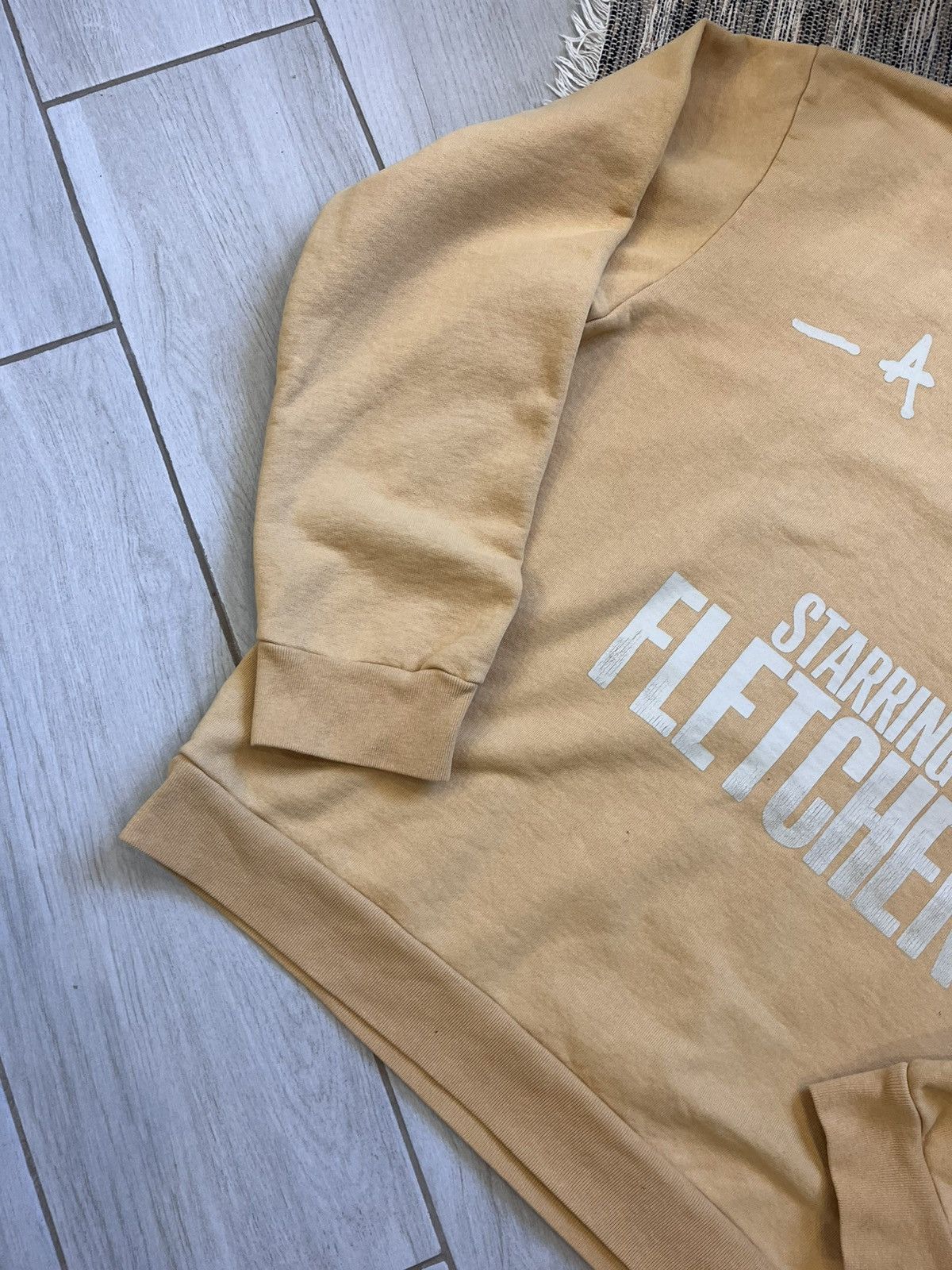 Designer × Rap Tees Crazy Fletcher Hoodie garment-dyed Rap Sweatshirt sk8 Size US XL / EU 56 / 4 - 11 Thumbnail