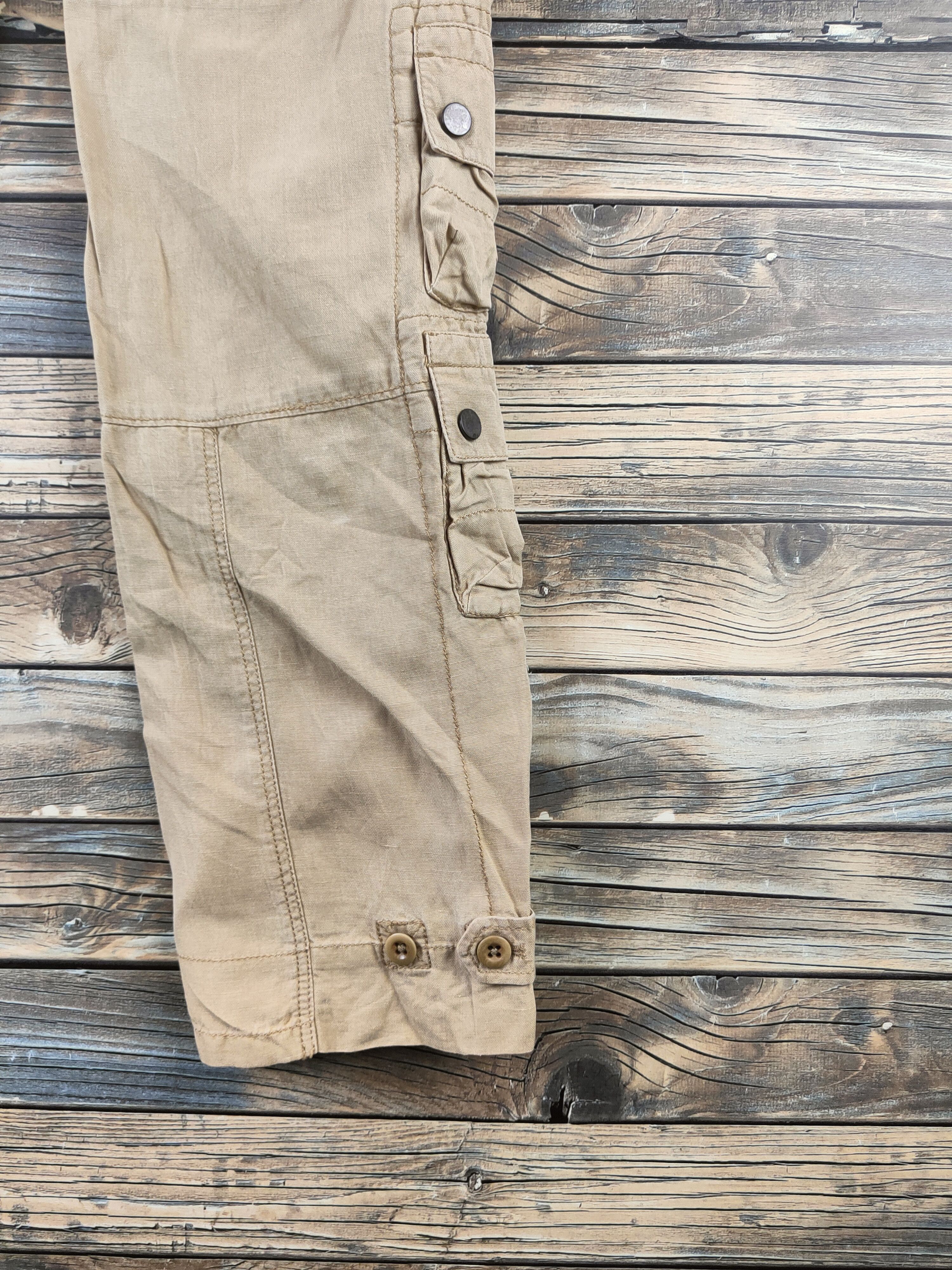 Ralph Lauren DL Ralph Lauren Beige Multipocket Cargo Pants #46-789 Size US 30 / EU 46 - 11 Thumbnail