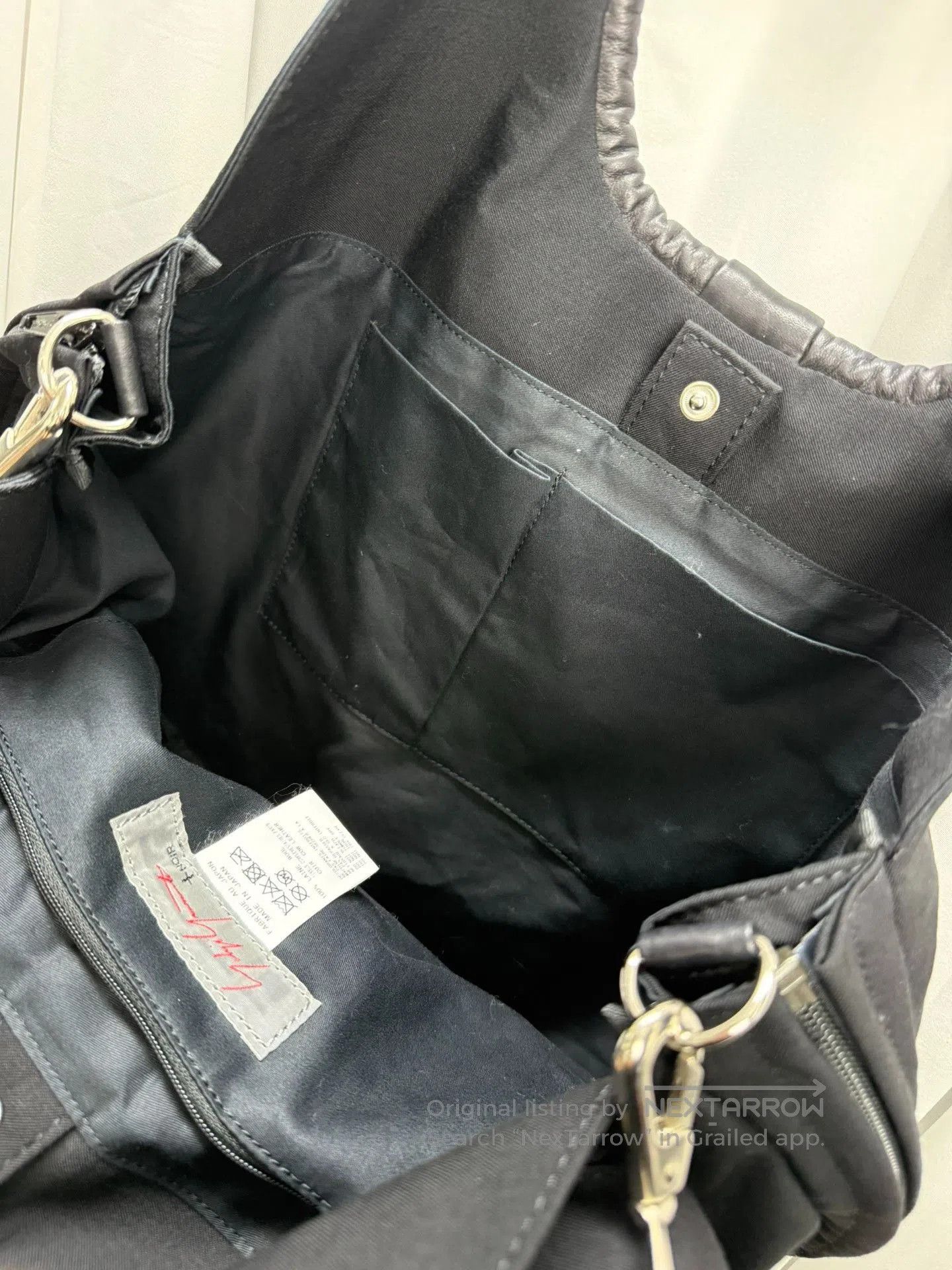 Yohji Yamamoto Yohji Yamamoto Noir Zip Ring Crossbody Bag. Size ONE SIZE - 4 Thumbnail