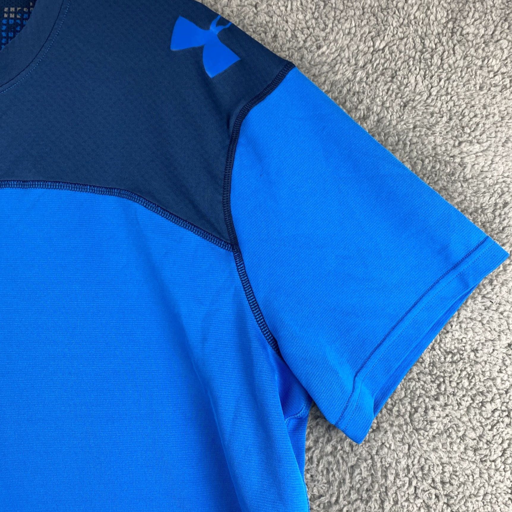 Under Armour Under Armour T-Shirt Adult XL Blue Lightweight Gym Casual Mens Graphic Tee Crew Neck Short Sleeve 40-33 Regular Logo Size US XL / EU 56 / 4 - 2 Thumbnail