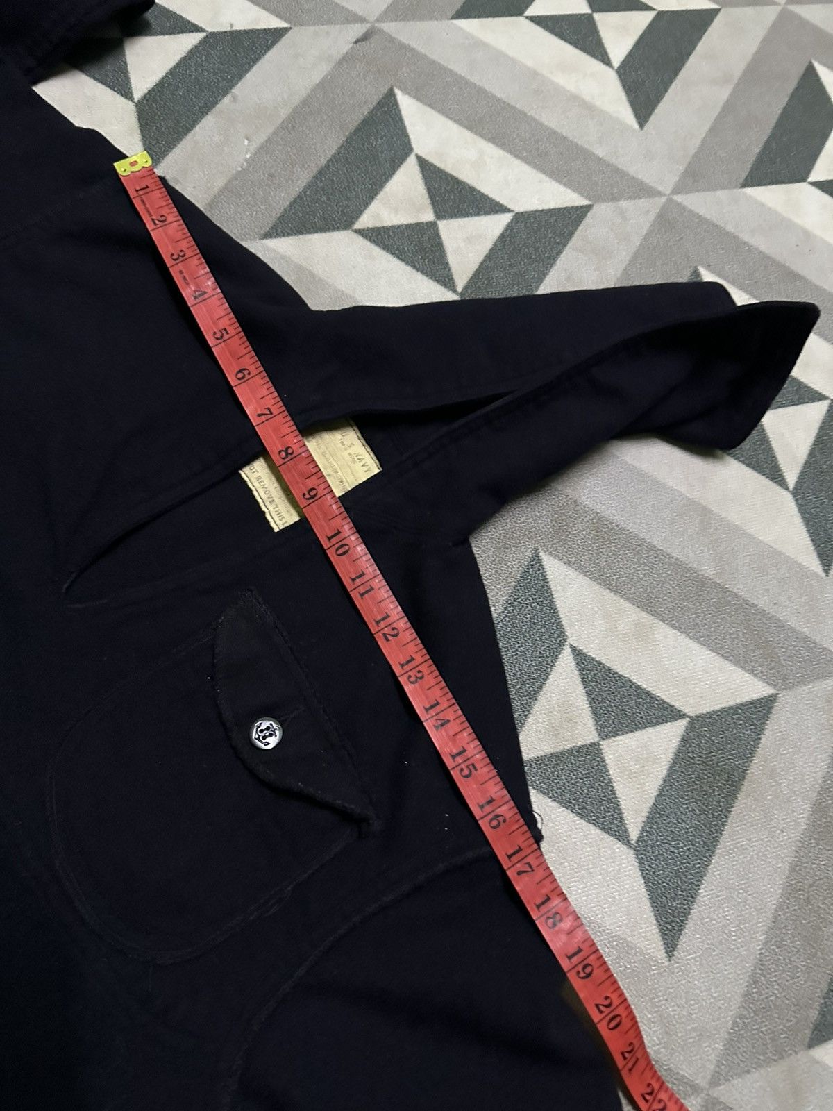 Vintage Vintage 70s US navy wool uniform pullover jacket Size US S / EU 44-46 / 1 - 9 Thumbnail