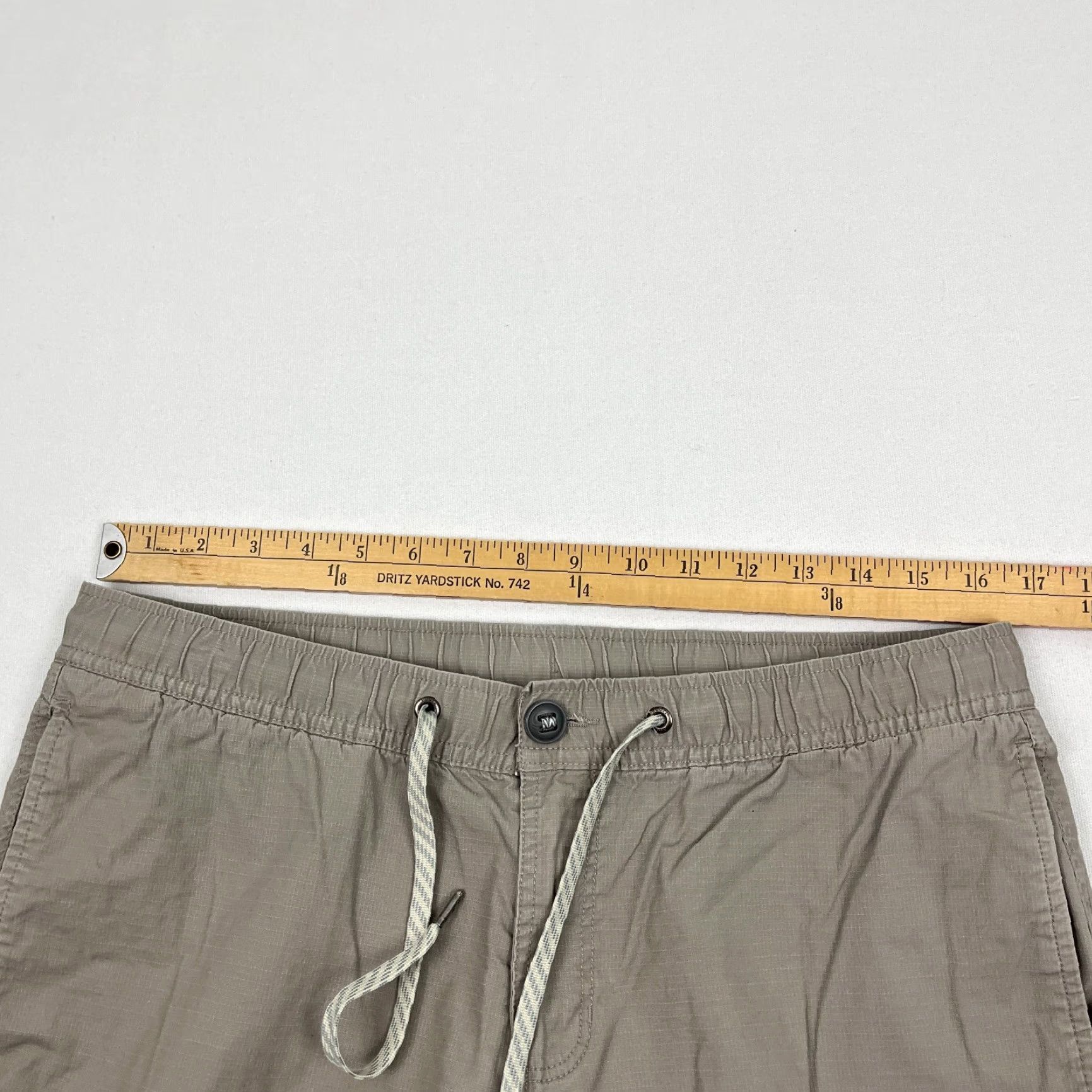 Vuori Vuori Pants Mens L x 29" Brown Ripstop Climber Utility Organic Cotton Pockets Size US 33 - 4 Thumbnail