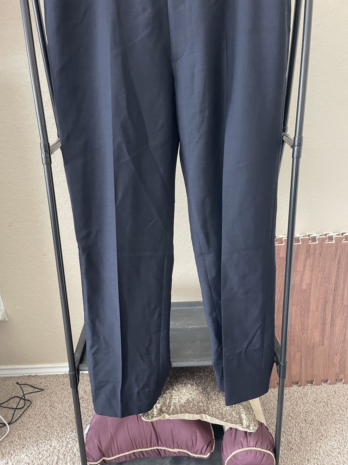 Suitsupply Vitale Barberis Canonico 1663 Wool & Mohair FF trousers Size US 36 / EU 52 - 3 Thumbnail