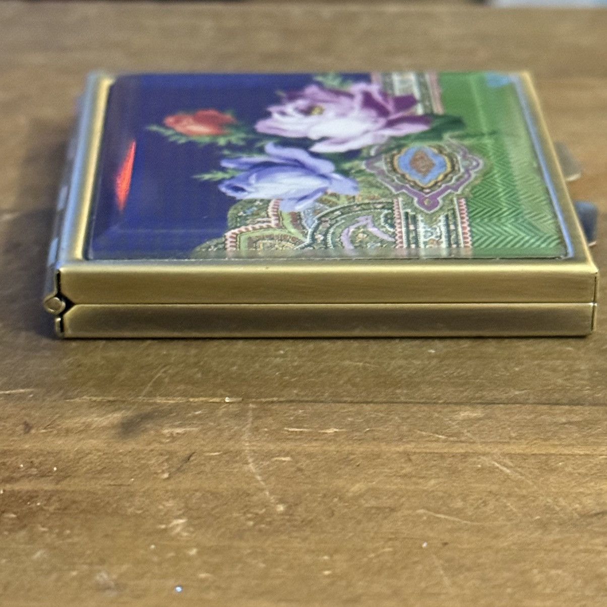 Other Fringe Studio square floral compact mirror Size ONE SIZE - 2 Thumbnail