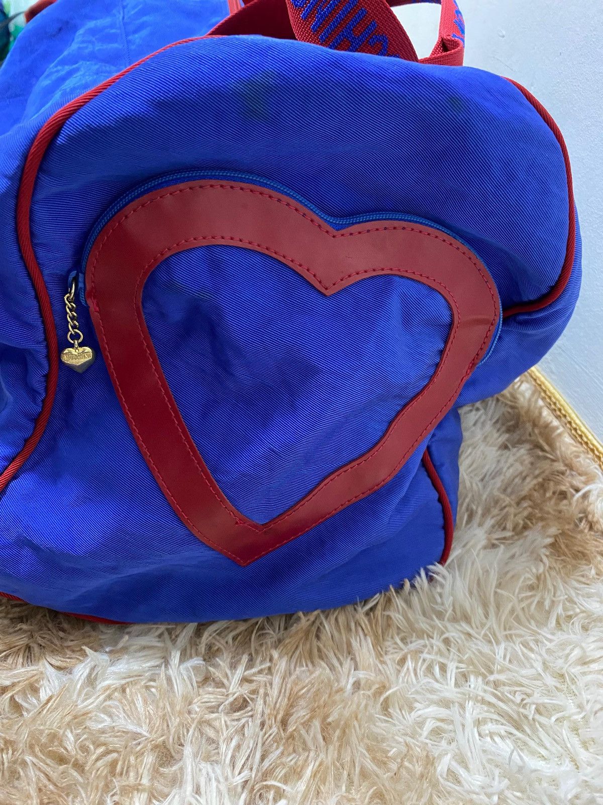 Japanese Brand vintage marvem japan peace symbol duffle bag Size ONE SIZE - 8 Thumbnail