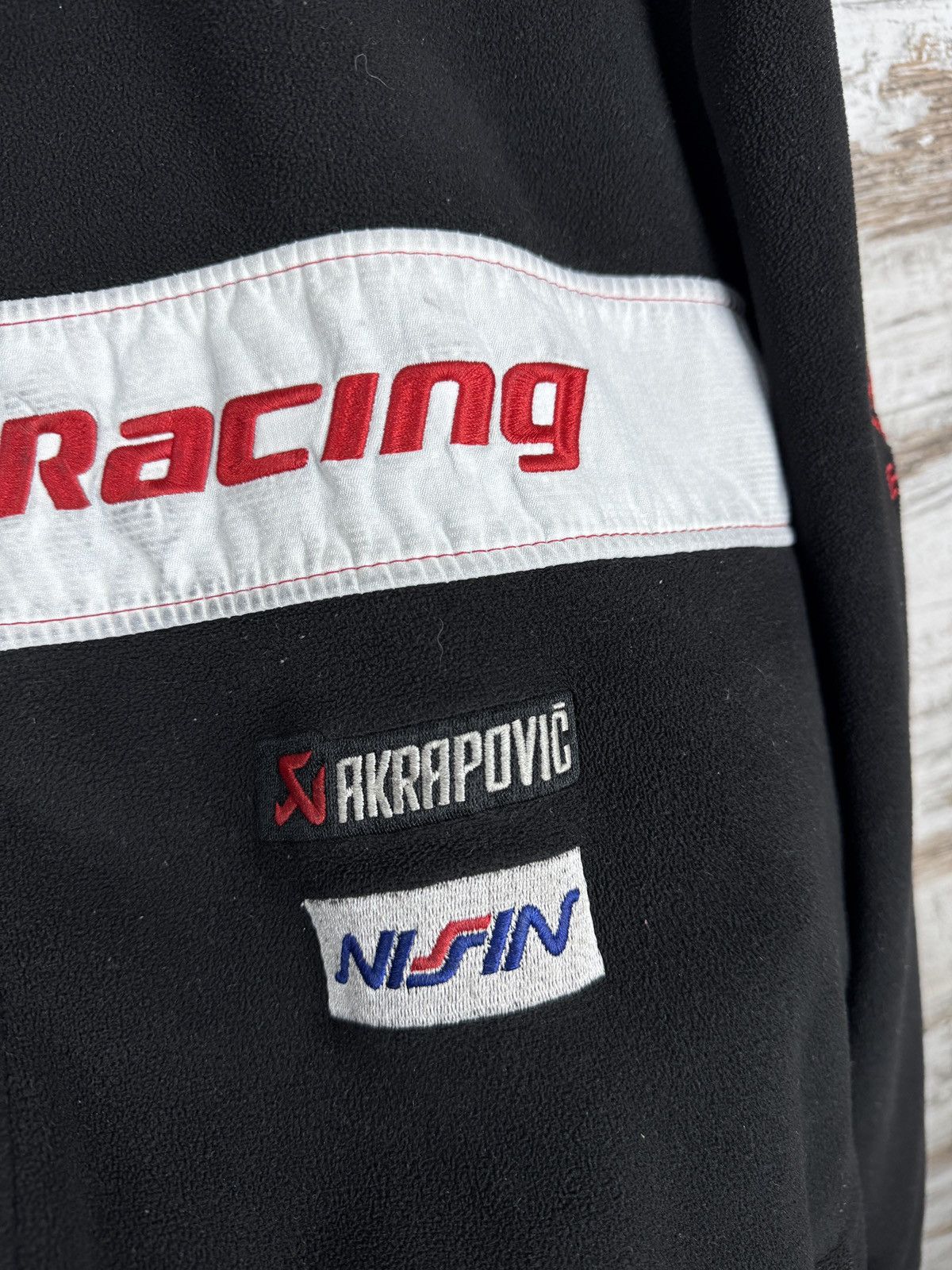 Honda Mens Vintage Honda Racing fleece jacket olympic full zip Size US XL / EU 56 / 4 - 14 Thumbnail
