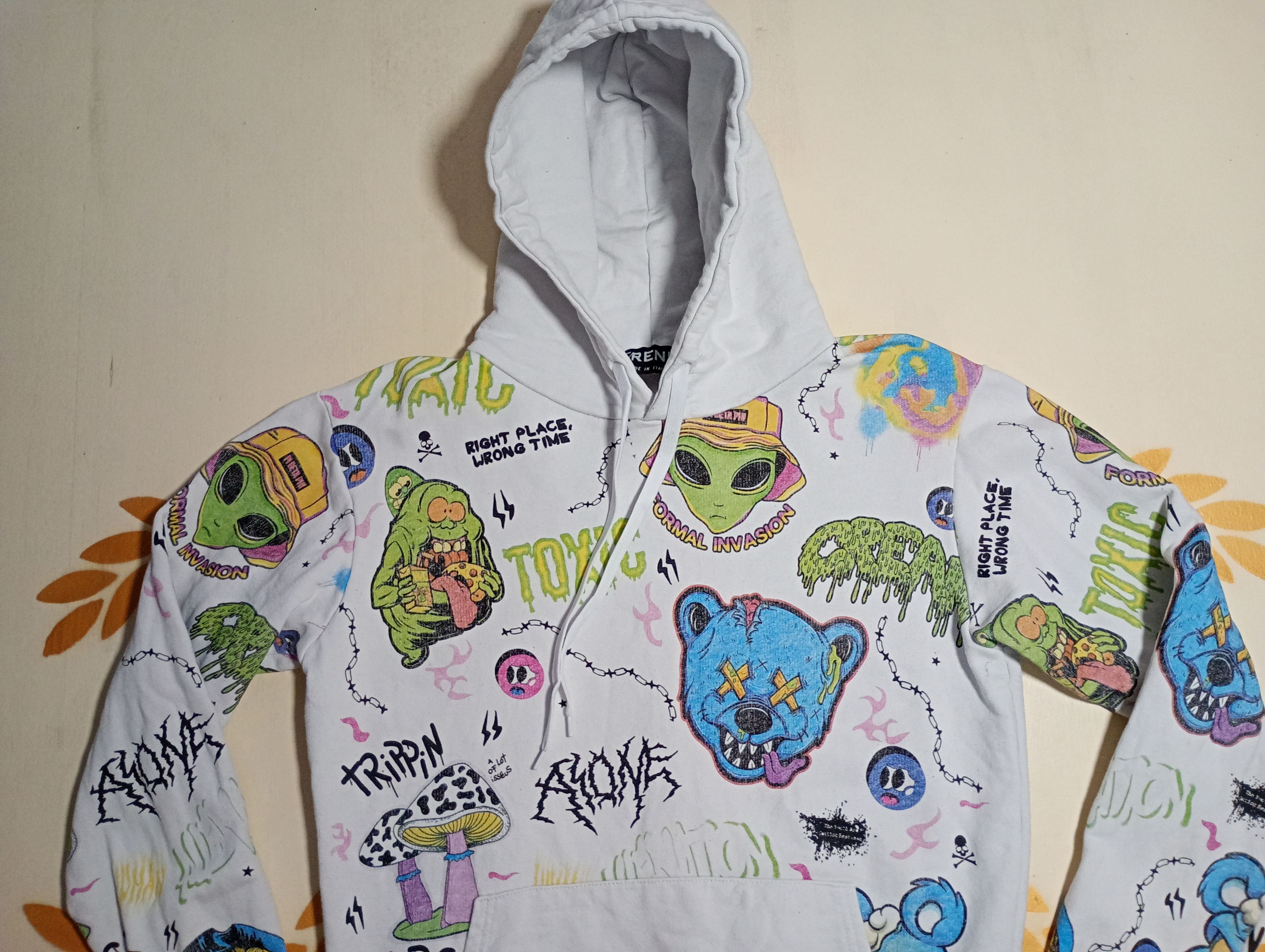 Vintage Trend Full Print Hoodie Size US M / EU 48-50 / 2 - 6 Thumbnail
