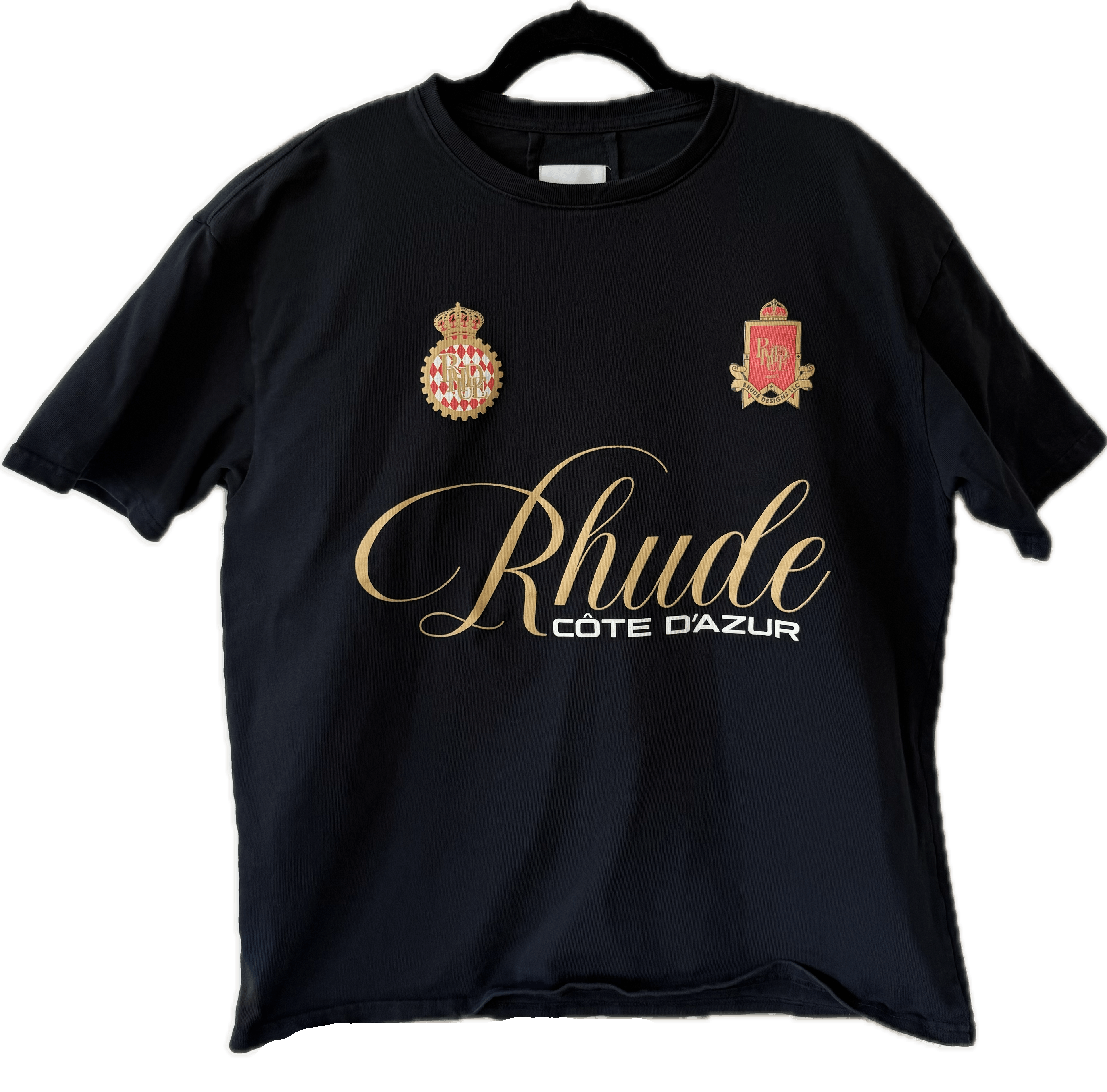 Rhude Rhude Côte d'Azur Logo T-Shirt, Medium Size US M / EU 48-50 / 2 - 3 Thumbnail