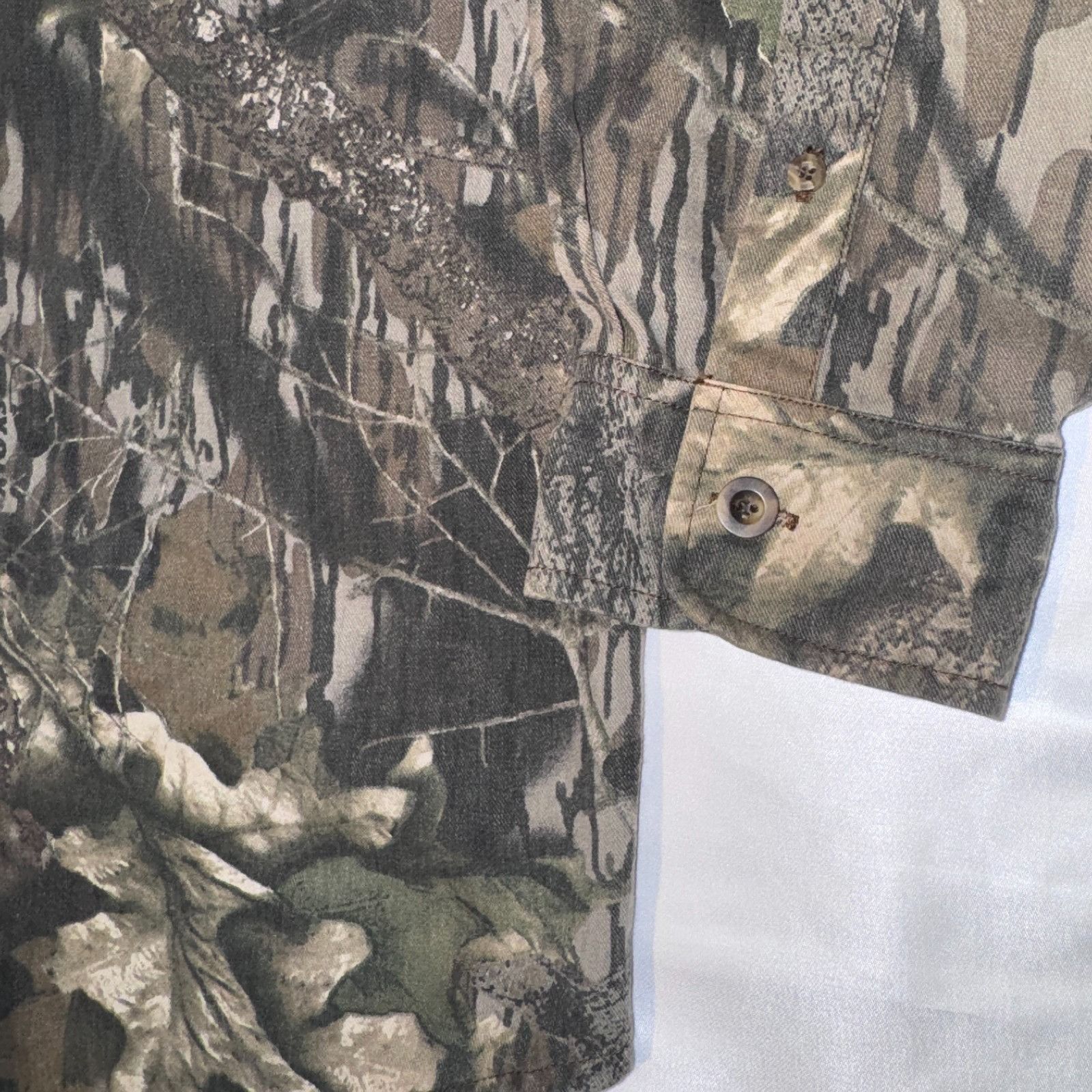 Jerzees Vintage 90s Jerzees Outdoors Shirt Mens L Mossy Oak Camo Lon Size US L / EU 52-54 / 3 - 4 Thumbnail