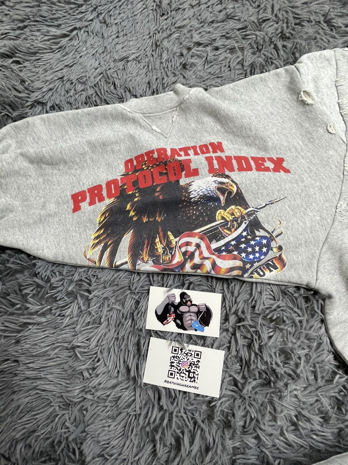 PROJECT G/R Protocol Index Reconstructed Zip Hoodie Melange Grey Size US S / EU 44-46 / 1 - 4 Thumbnail
