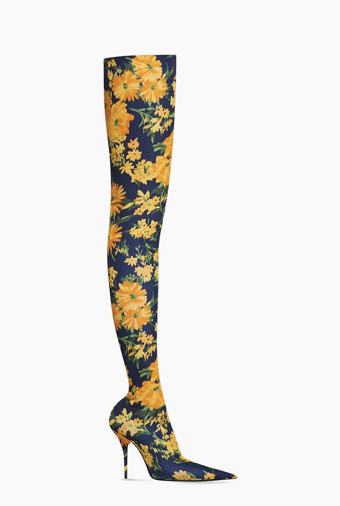 Balenciaga Balenciaga Knife 110mm Over-The-Knee Boots Printed Size US 9 / IT 39 - 3 Thumbnail