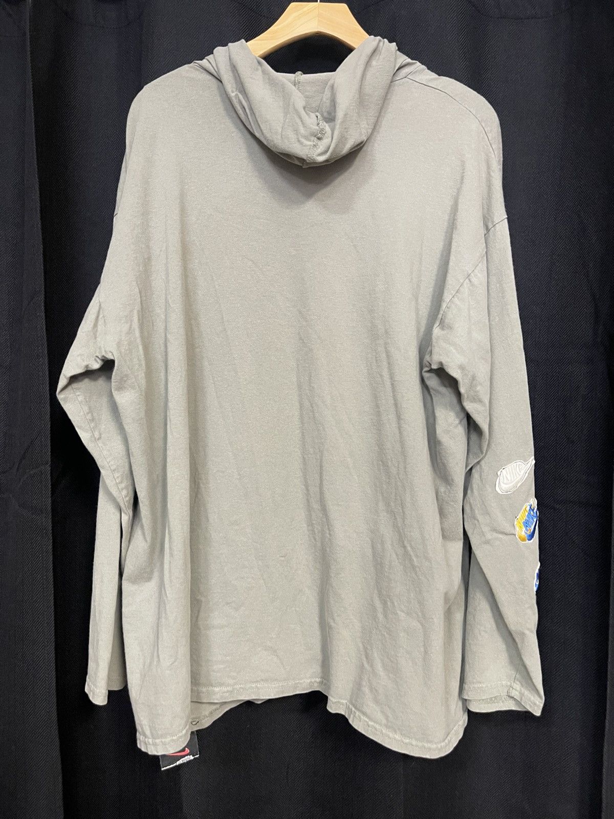 Nike Reworked Nike hooded long sleeve tee Size US XL / EU 56 / 4 - 2 Thumbnail