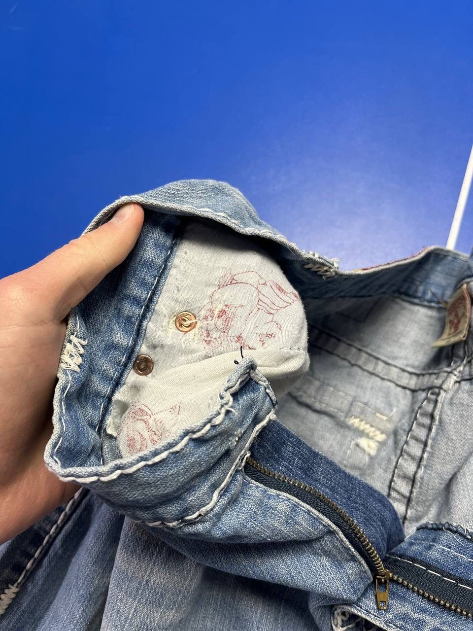 True Religion True Religion Joey Super T Denim Jeans Blue Men’s Size 40 Size US 40 / EU 56 - 14 Thumbnail