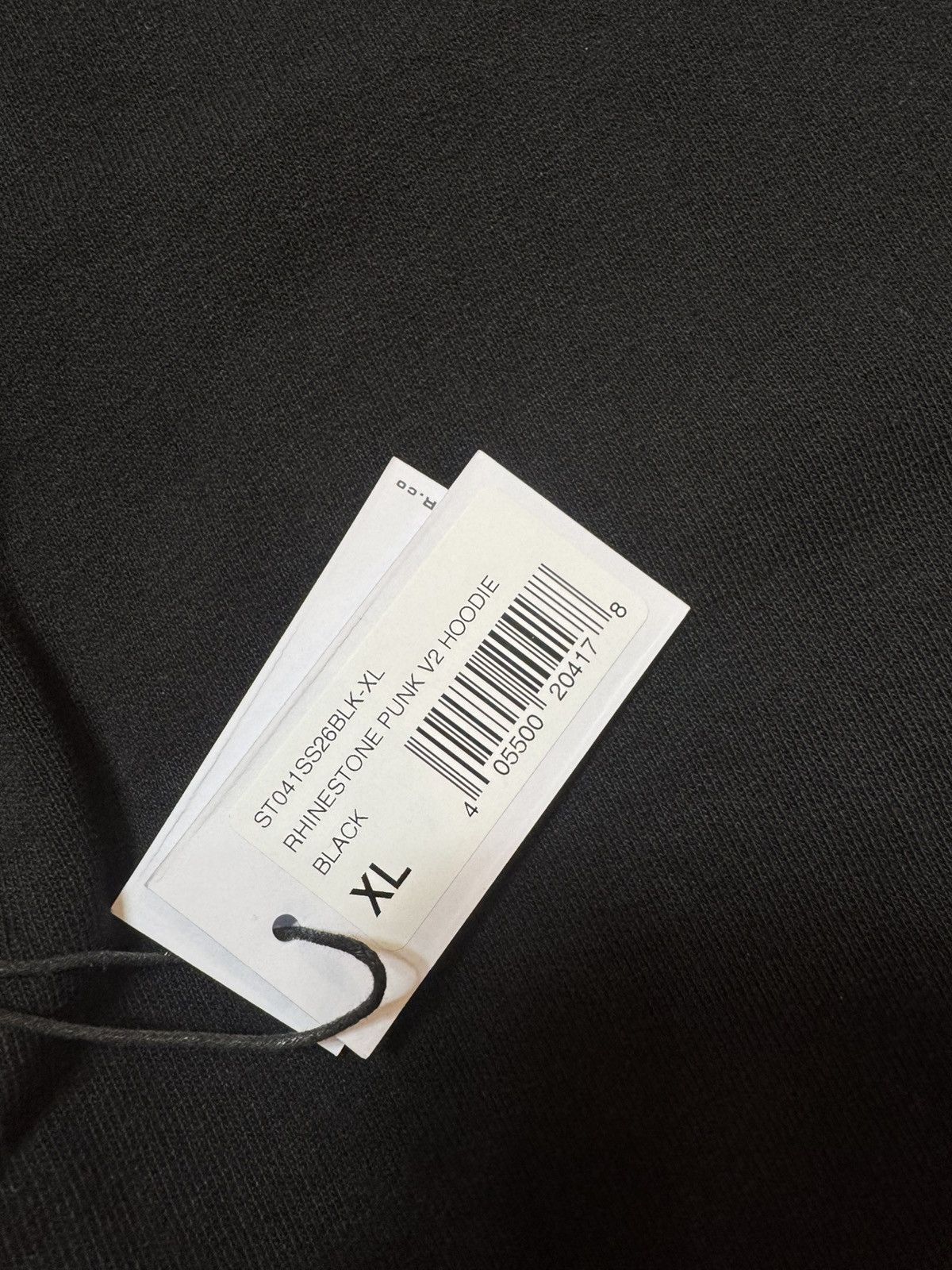 Sp5der SP5DER RHINESTONE PUNK V2 HOODIE BLACK - SIZE XL Size US XL / EU 56 / 4 - 10 Thumbnail