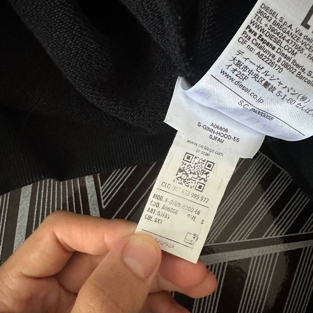 Diesel Diesel CD Print Hoodie Size US M / EU 48-50 / 2 - 5 Thumbnail