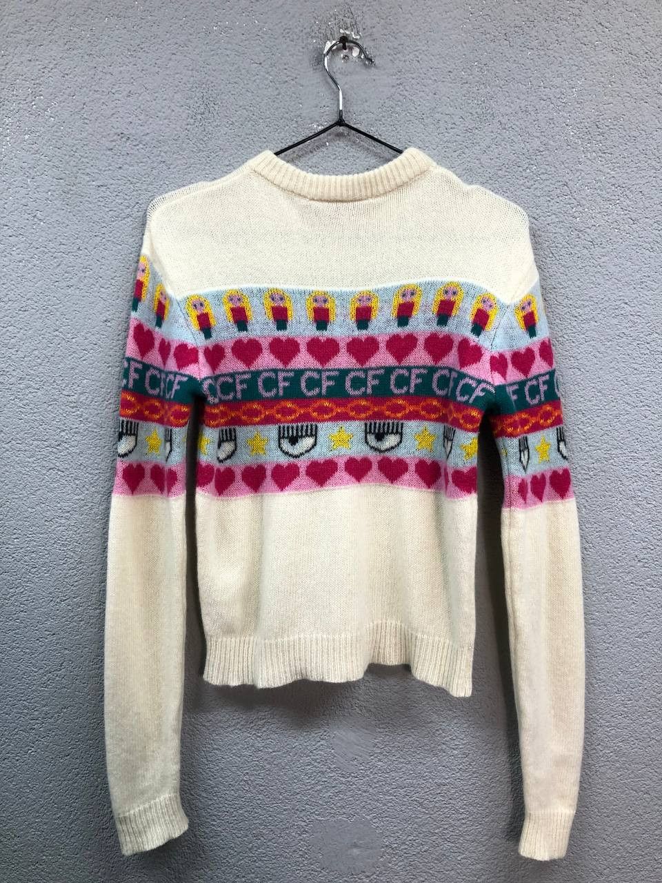 Chiara Ferragni Chiara Ferragni womens wool / cashmere sweater XS Size XS / US 0-2 / IT 36-38 - 8 Thumbnail