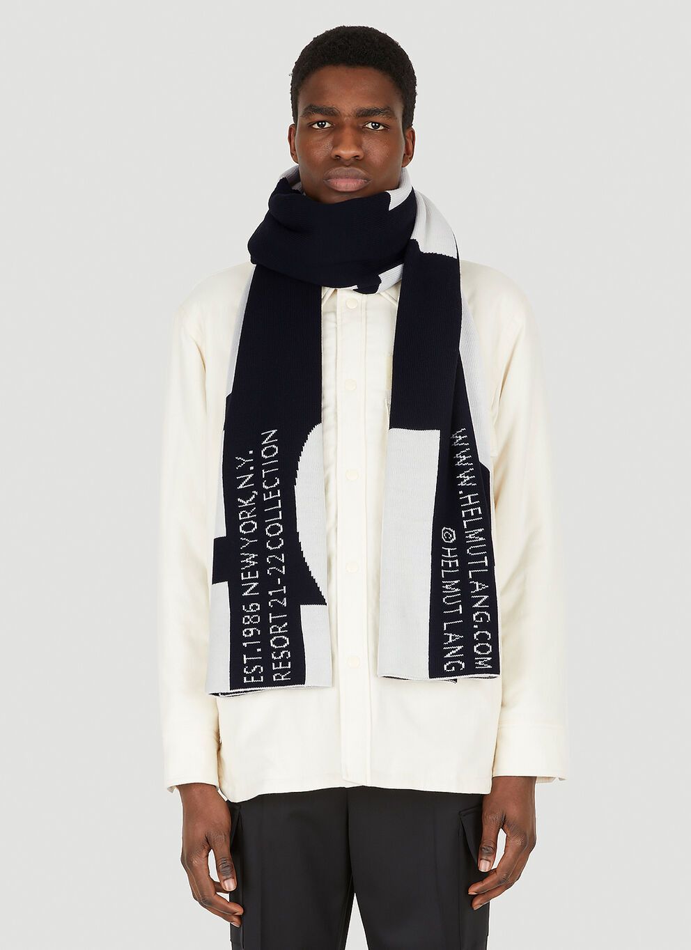 Helmut Lang Helmut Lang Logo Scarf Size ONE SIZE - 8 Thumbnail