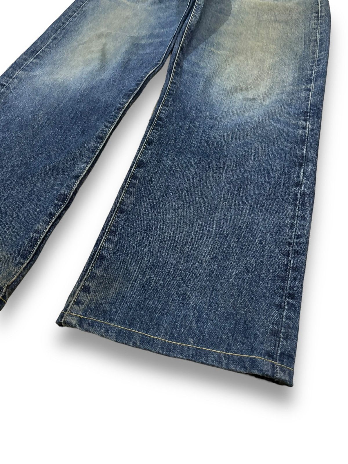 Jun Takahashi Vintage Y2K Uniqlo Dirt Mud Wash Loose Fit Jeans Size US 34 / EU 50 - 10 Thumbnail
