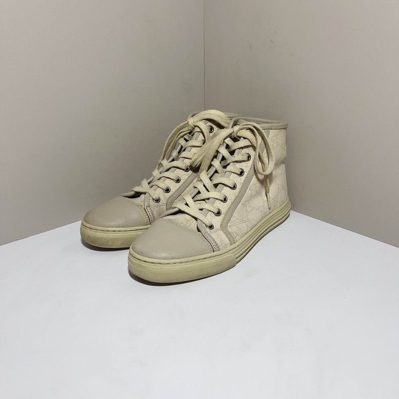 Gucci Gucci Vintage High-Top Canvas Sneakers for Women -2508 Size US 5 / IT 35 - 1 Thumbnail