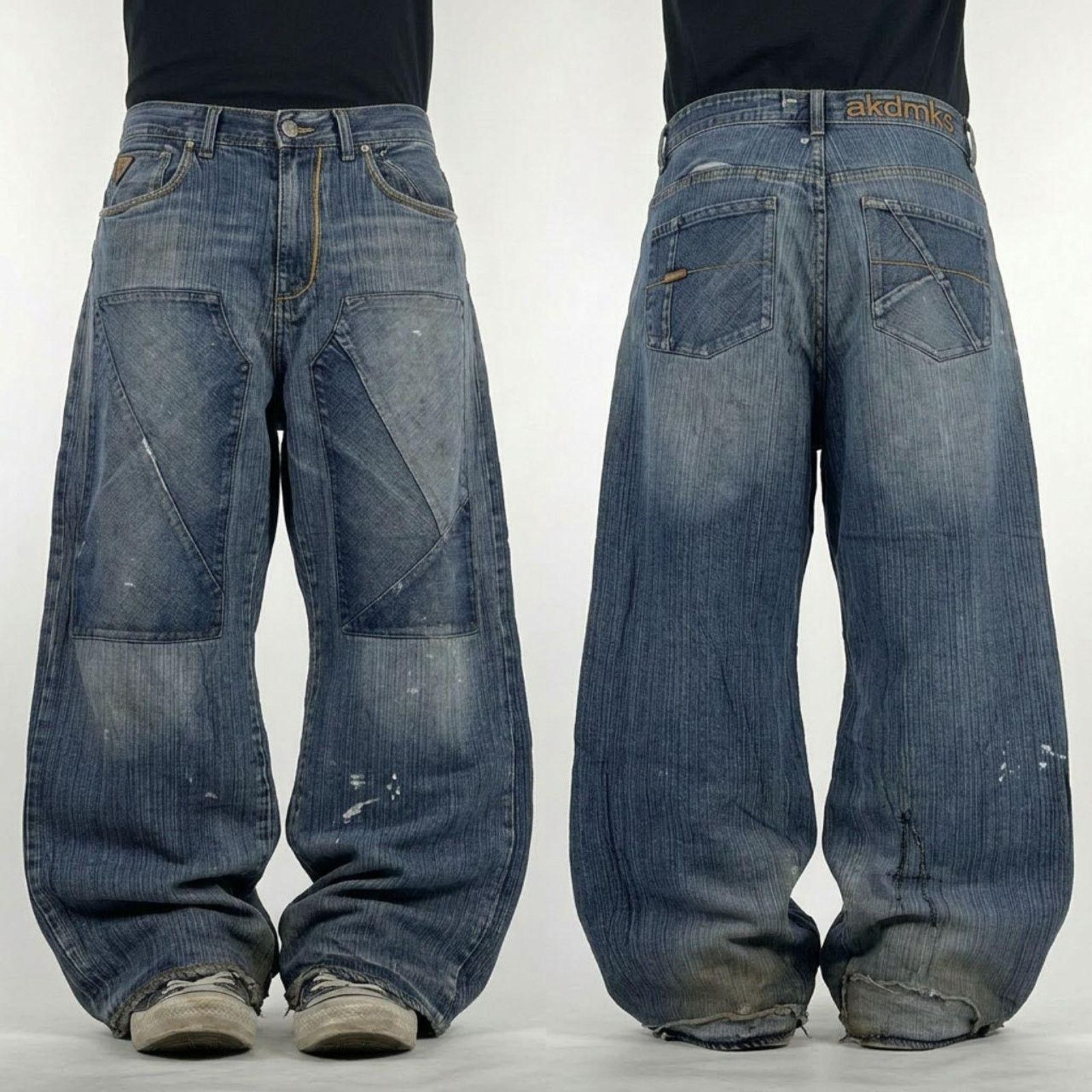90s dead stock archive wide denim pants 90s diesel dead stock 
