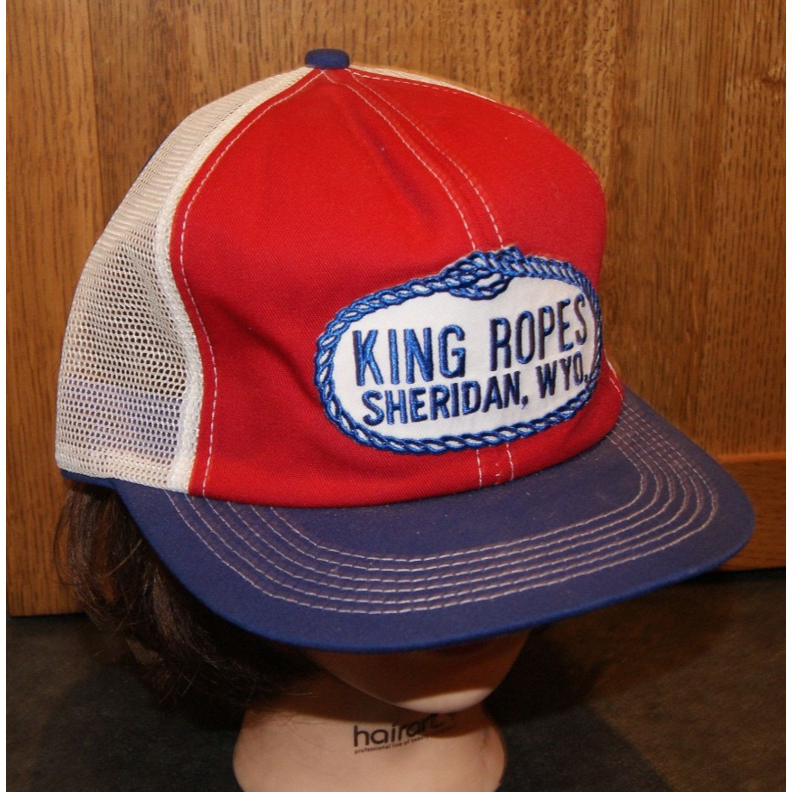 Vintage Vtg King Ropes Sheridan Wyoming Trucker Hat KProducts USA Size ONE SIZE - 2 Thumbnail