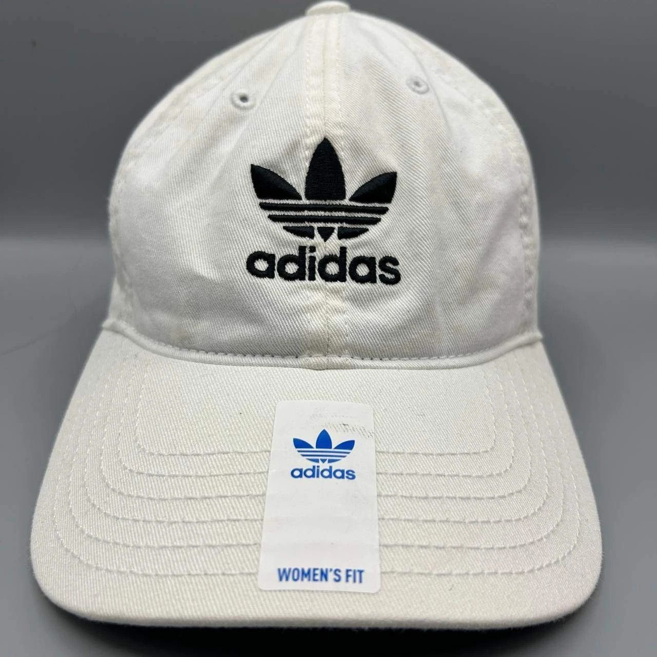 Adidas Adidas Originals Hat Women Embroidered Strap Back Cap Cotton Size ONE SIZE - 1 Thumbnail