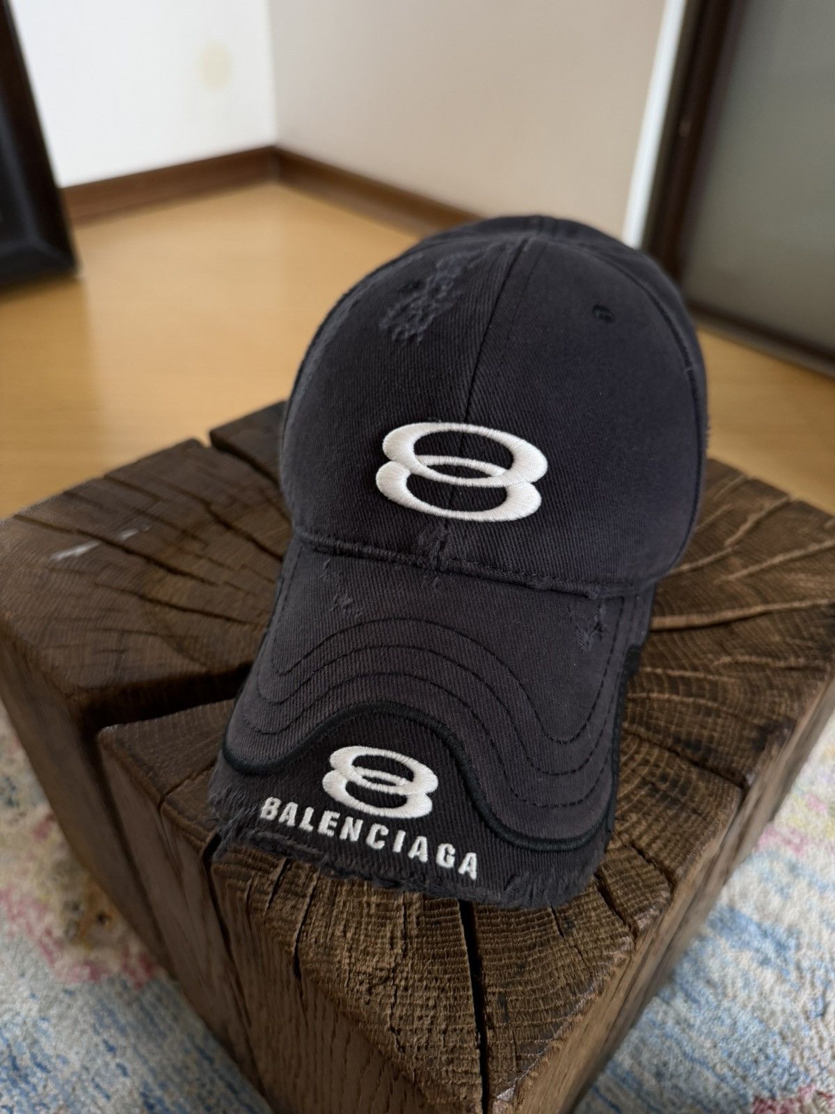 Balenciaga Balenciaga Loop Sports Icon Black Cap | Grailed