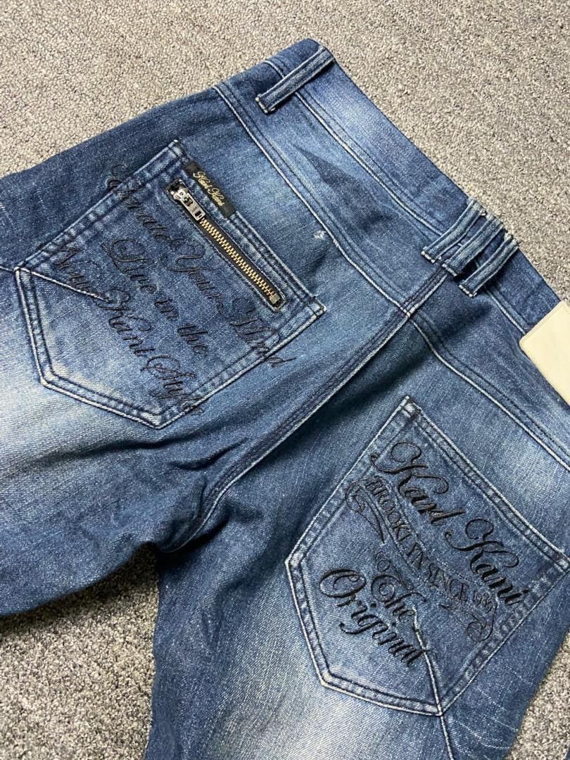 KARL KANI Distressed Denim Jeans (136)
