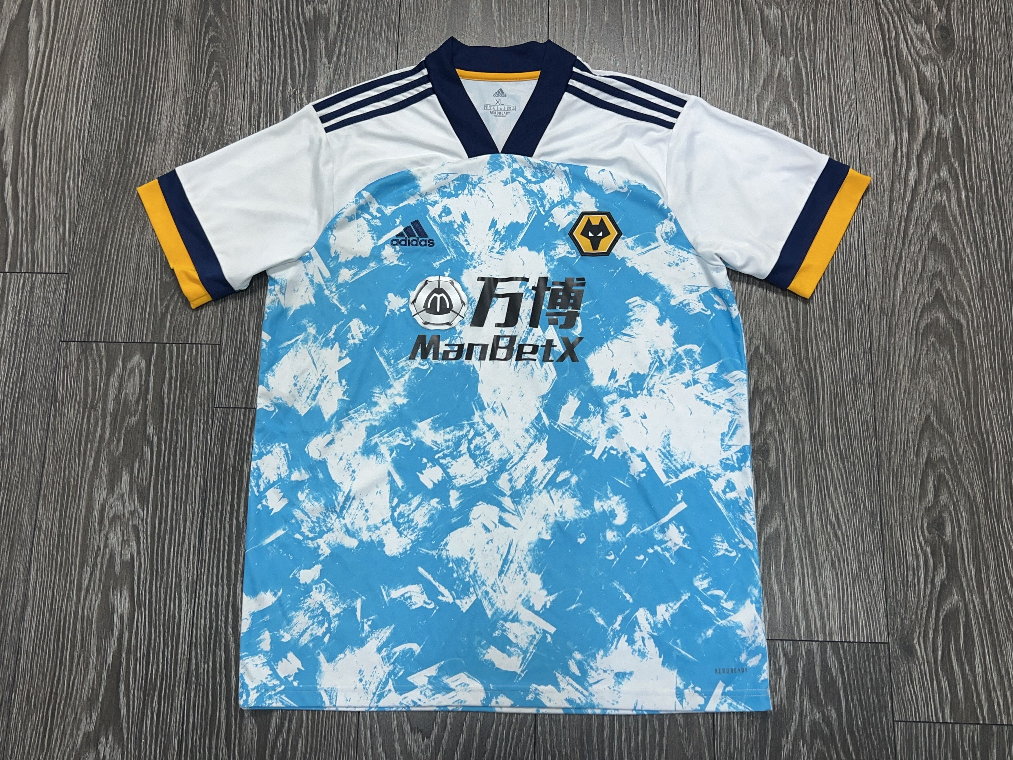 Adidas Wolverhampton Wanderers 2020/21 Football Soccer Shirt Jersey Size US XL / EU 56 / 4 - 1 Thumbnail