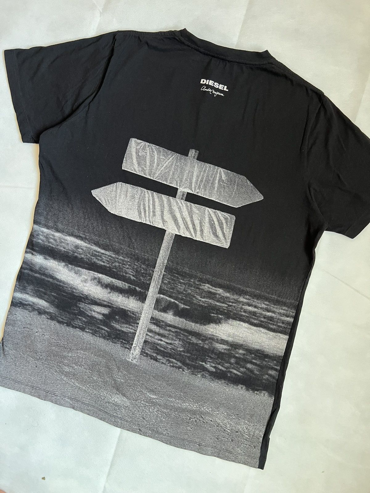 Designer × Diesel Diesel Claudio Majorana Take Me Home Black Tshirt Size US M / EU 48-50 / 2 - 2 Thumbnail